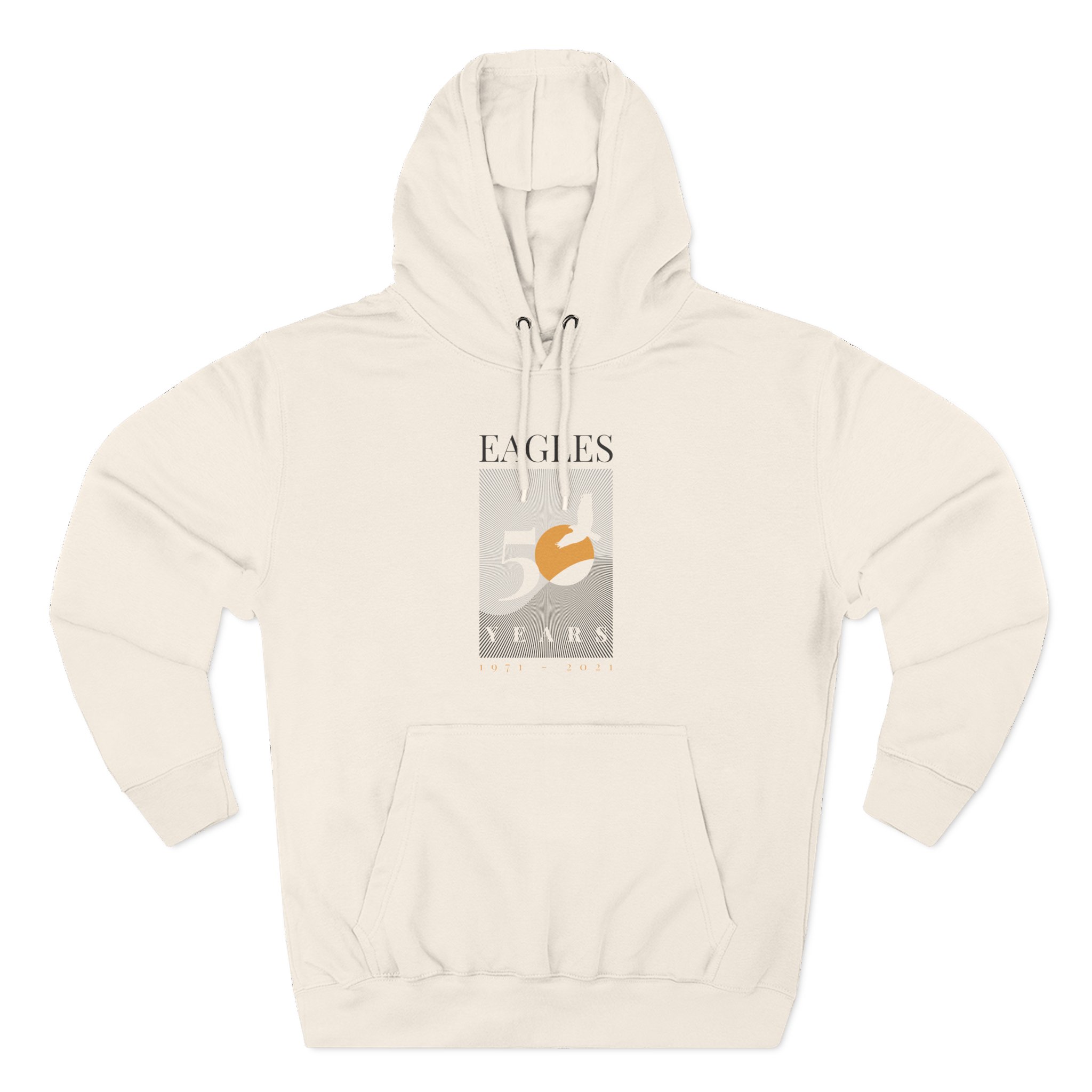The Eagles 50 Years Sunrise Three-Panel Fleece Hoodie