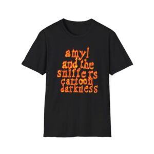 Amyl and the Sniffers Cartoon Darkness Unisex Softstyle T-Shirt