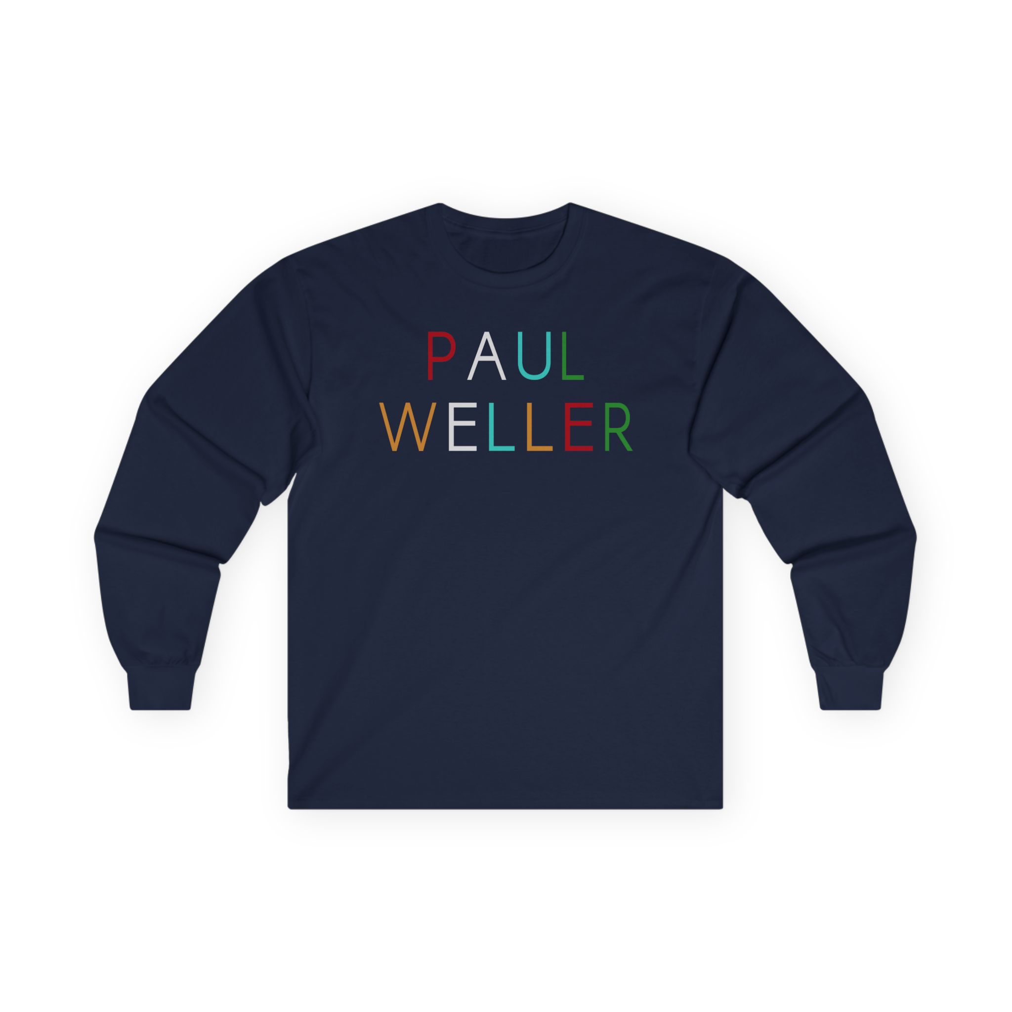 PW Multicolour Logo Unisex Ultra Cotton Long Sleeve Tee - Image 7