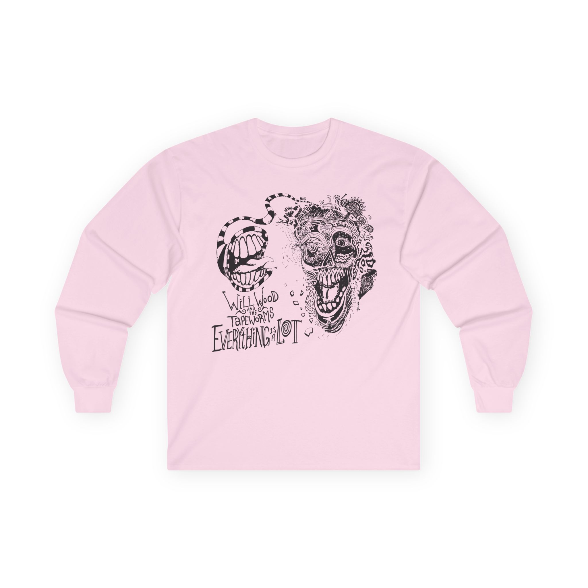 Will Wood Everything is a Lot Unisex Ultra Cotton Long Sleeve Tee - Image 11