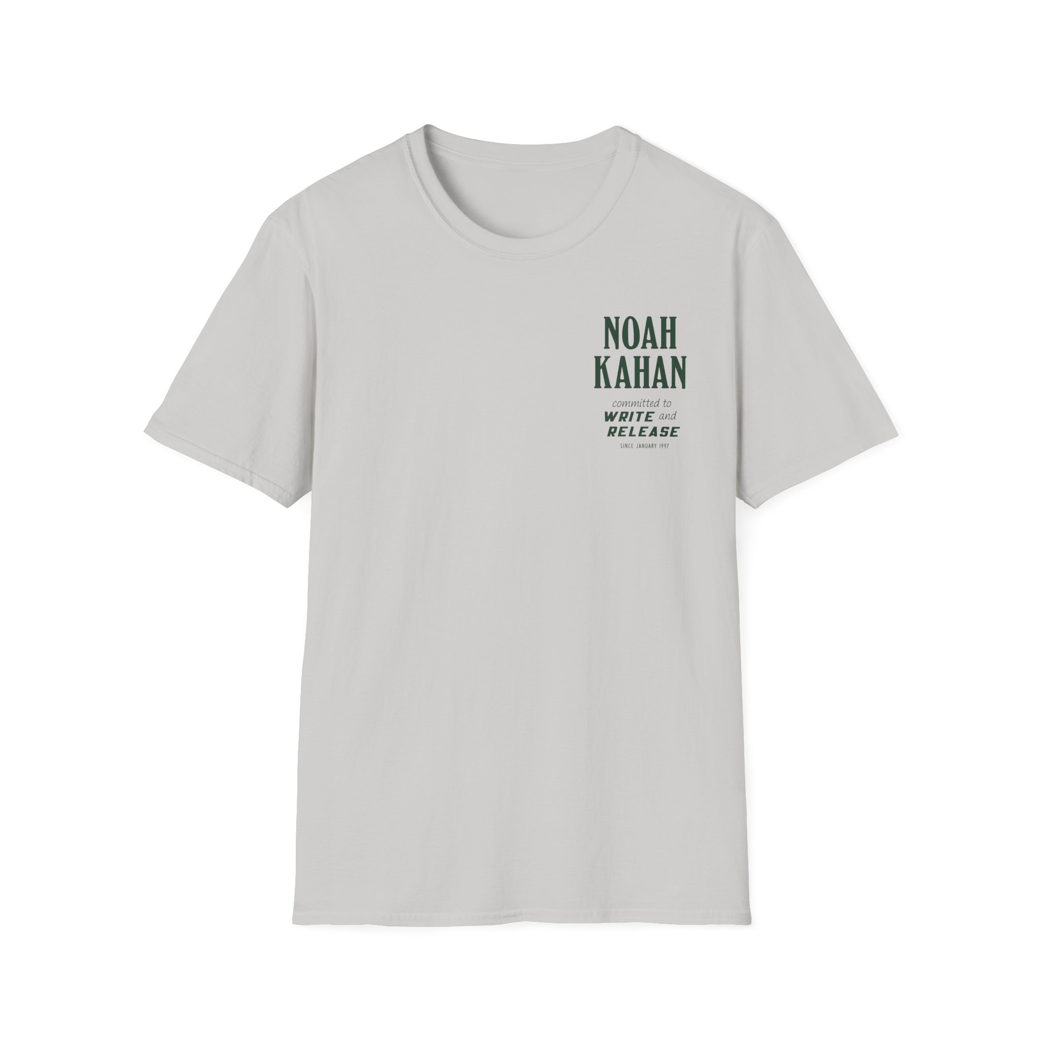 Noah Kahan Write & Release Unisex Softstyle T-Shirt - Image 7