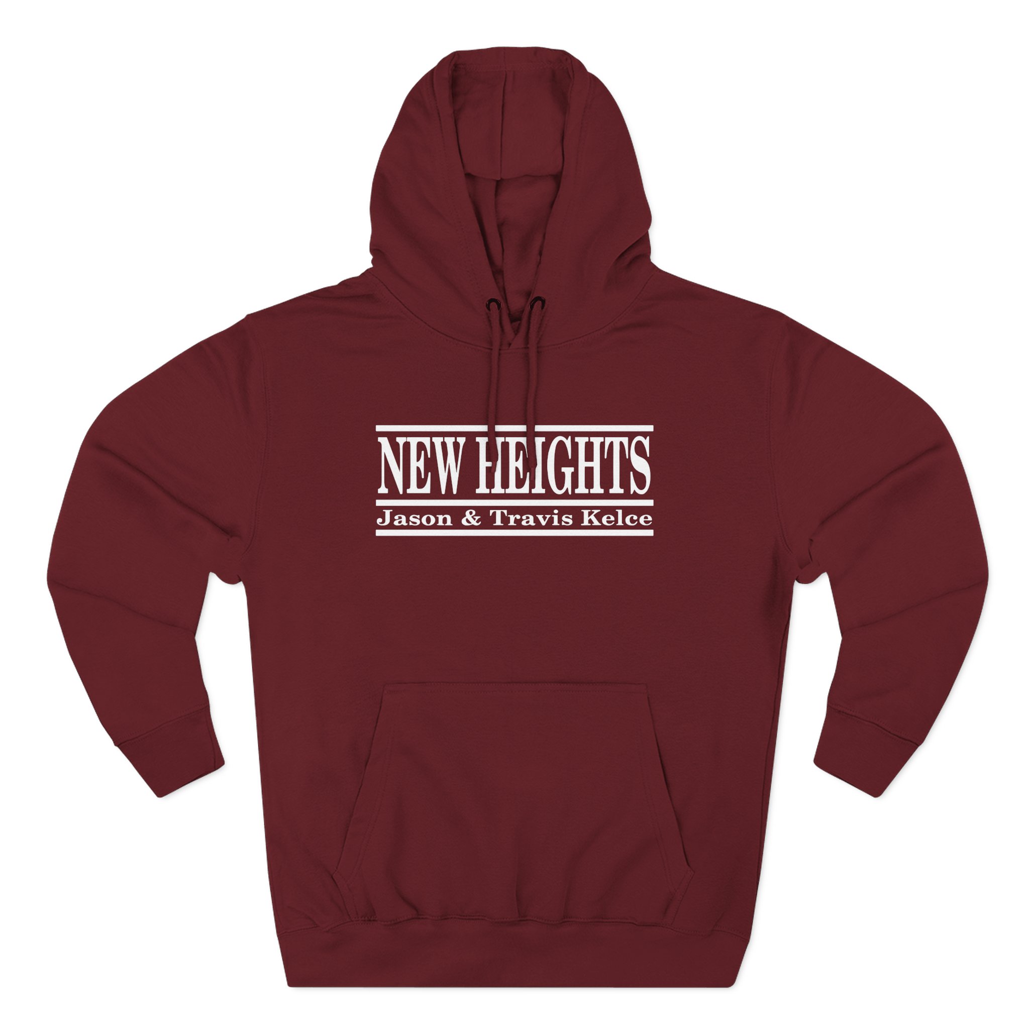 New Heights Jason And Travis Kelce Three-Panel Fleece Hoodie - Image 11