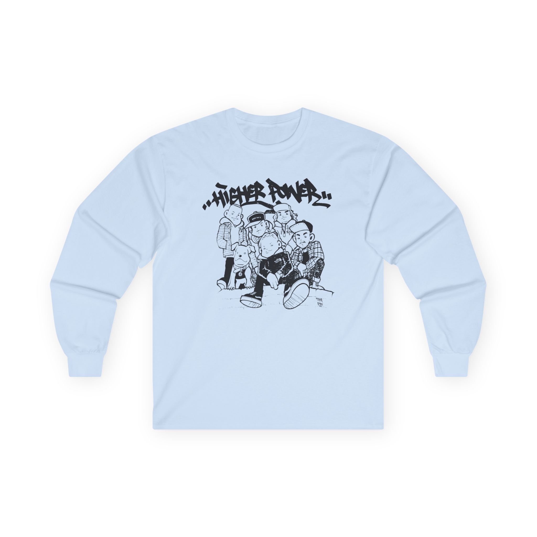 Higher Power Os Ringer Unisex Ultra Cotton Long Sleeve Tee - Image 9
