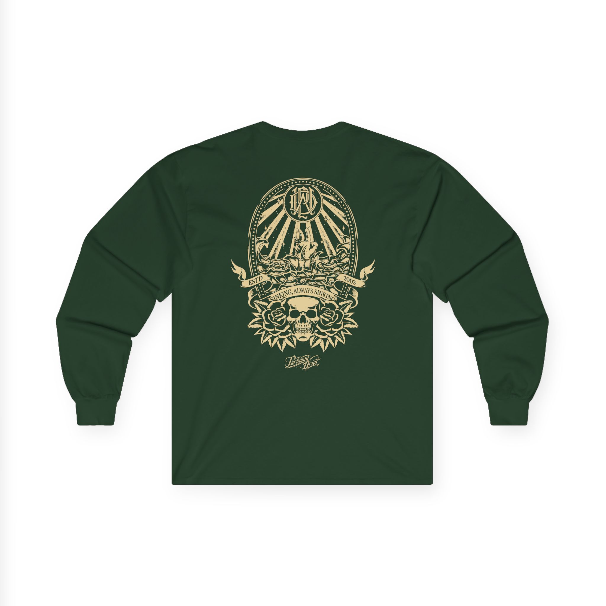 Parkway Drive Sinking Hand Unisex Ultra Cotton Long Sleeve Tee - Image 8