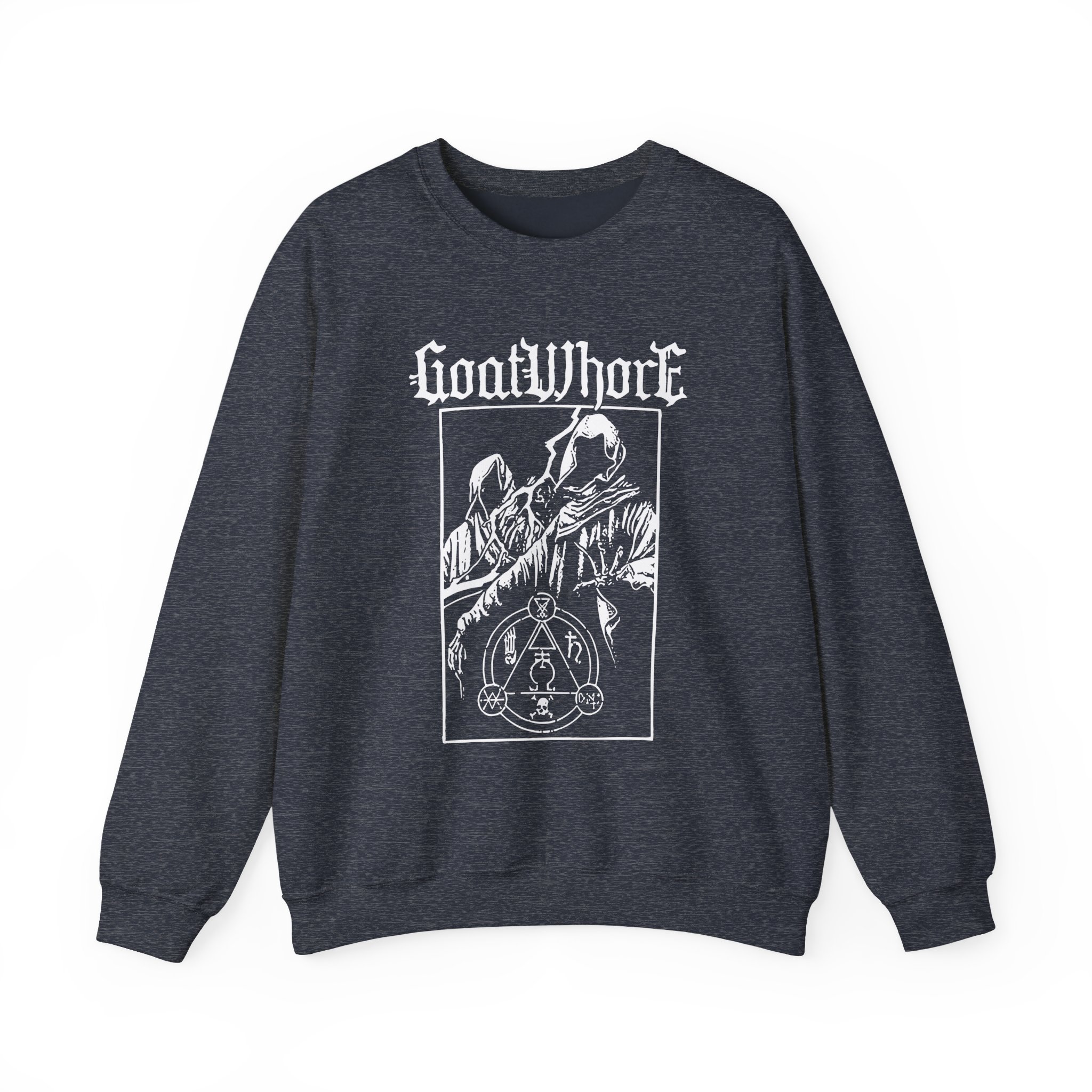Goatwhore sigil Unisex Heavy Blend™ Crewneck Sweatshirt - Image 9