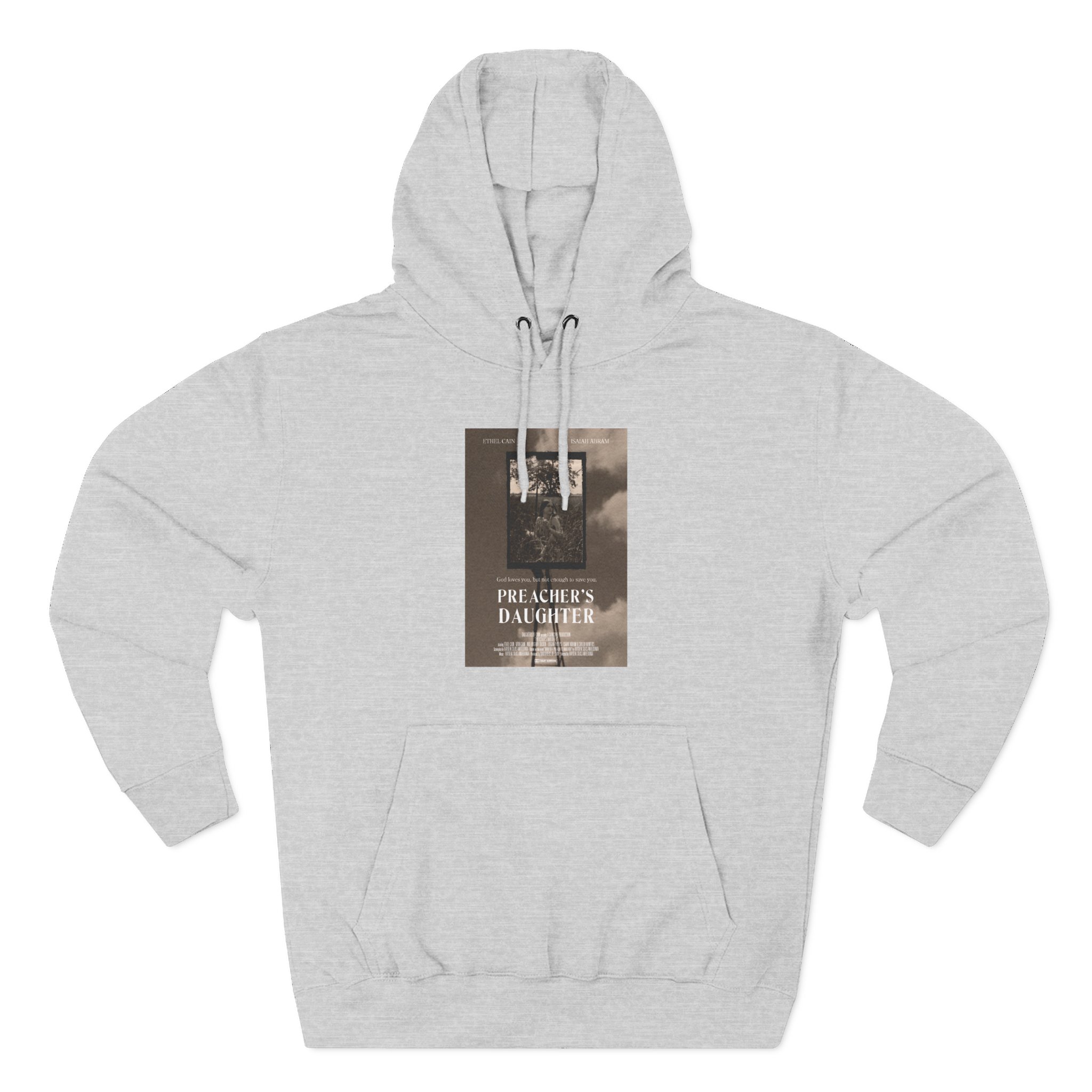 Ethel Cain Preacher's Daughter Movie Poster Three-Panel Fleece Hoodie - Image 5