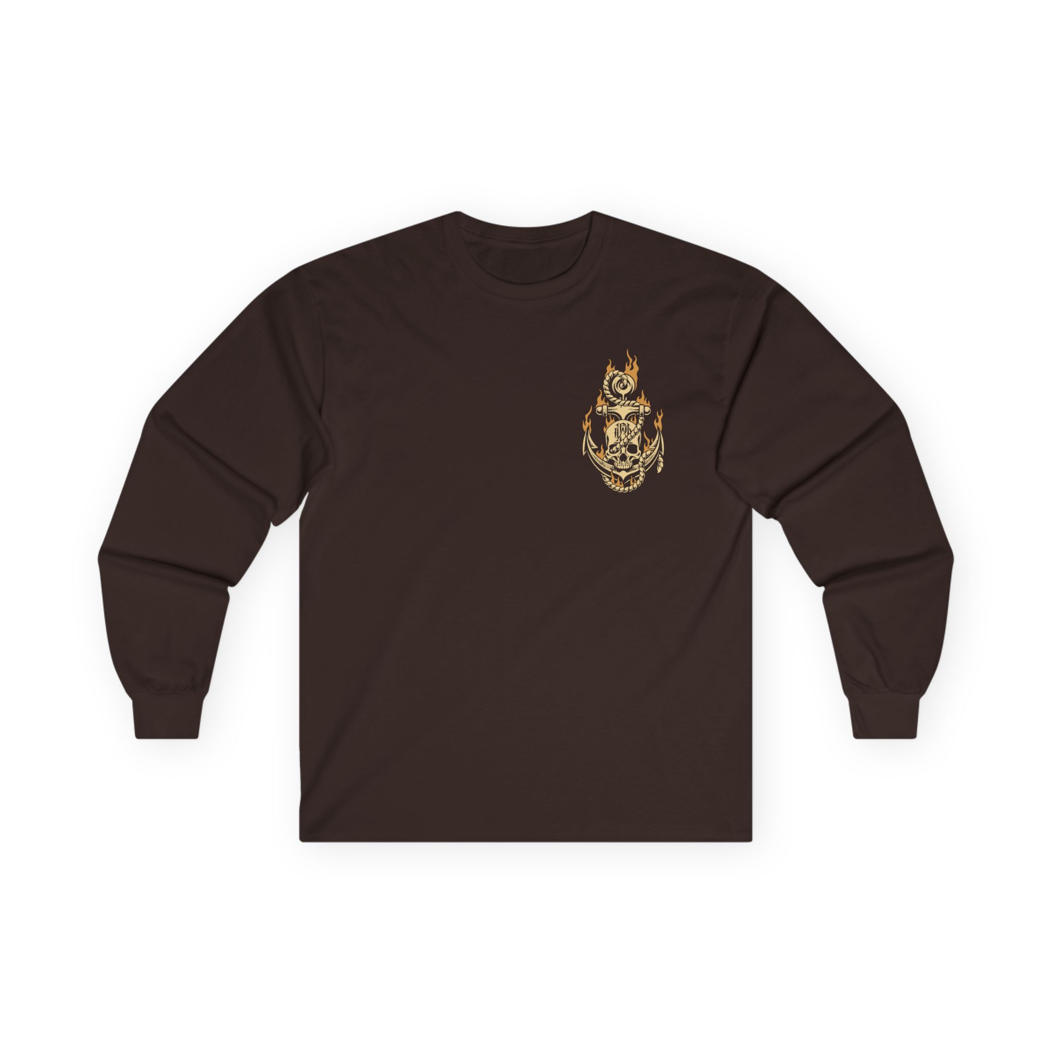 Parkway Drive Skull & Anchor Unisex Ultra Cotton Long Sleeve Tee - Image 5