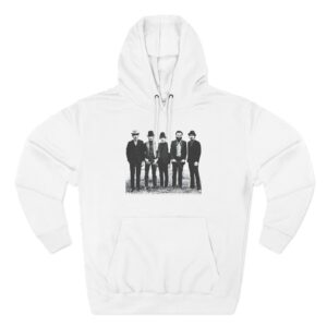 The Band Black and White Portrait Three-Panel Fleece Hoodie