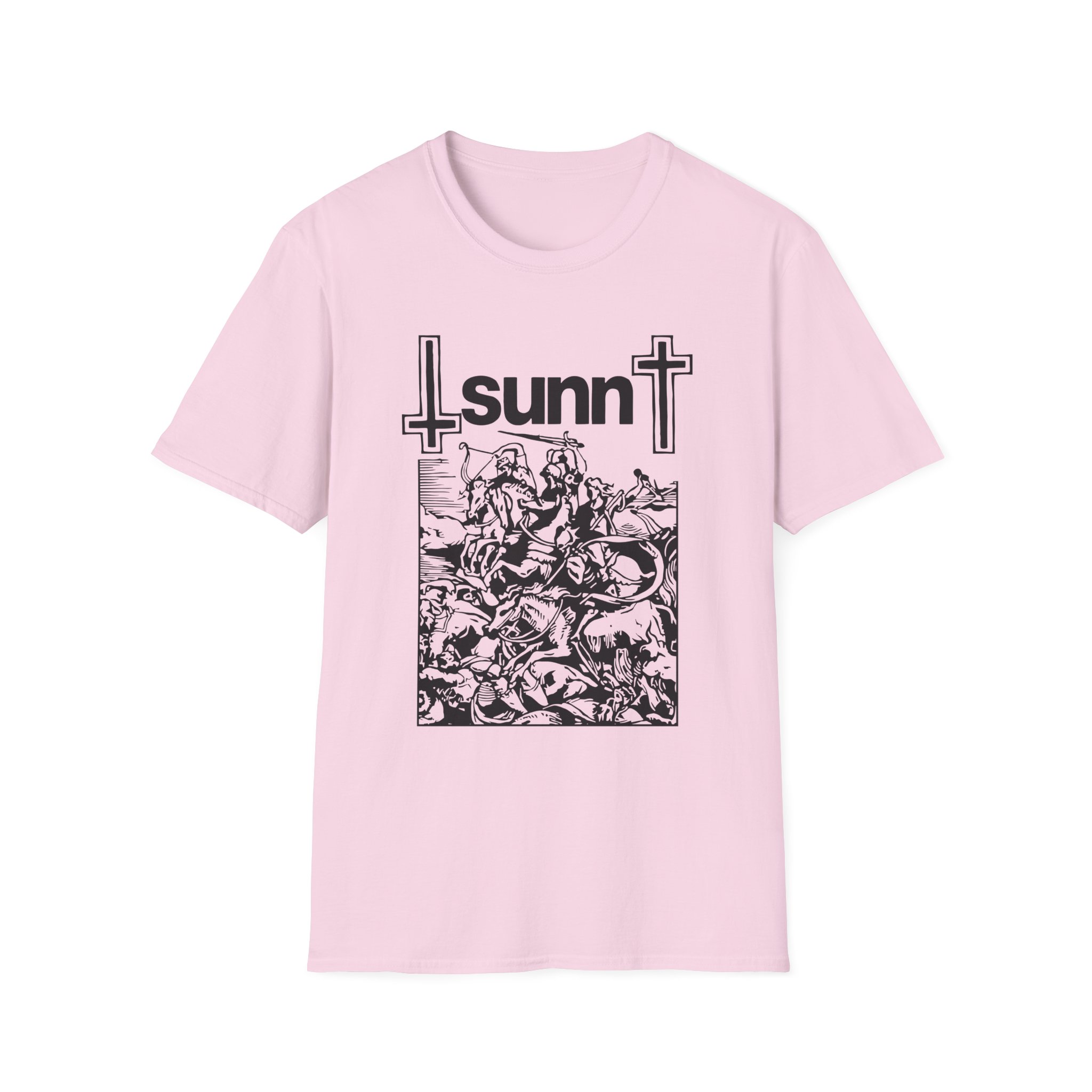Sunn O Flight of the Behemoth Unisex Softstyle T-Shirt - Image 25