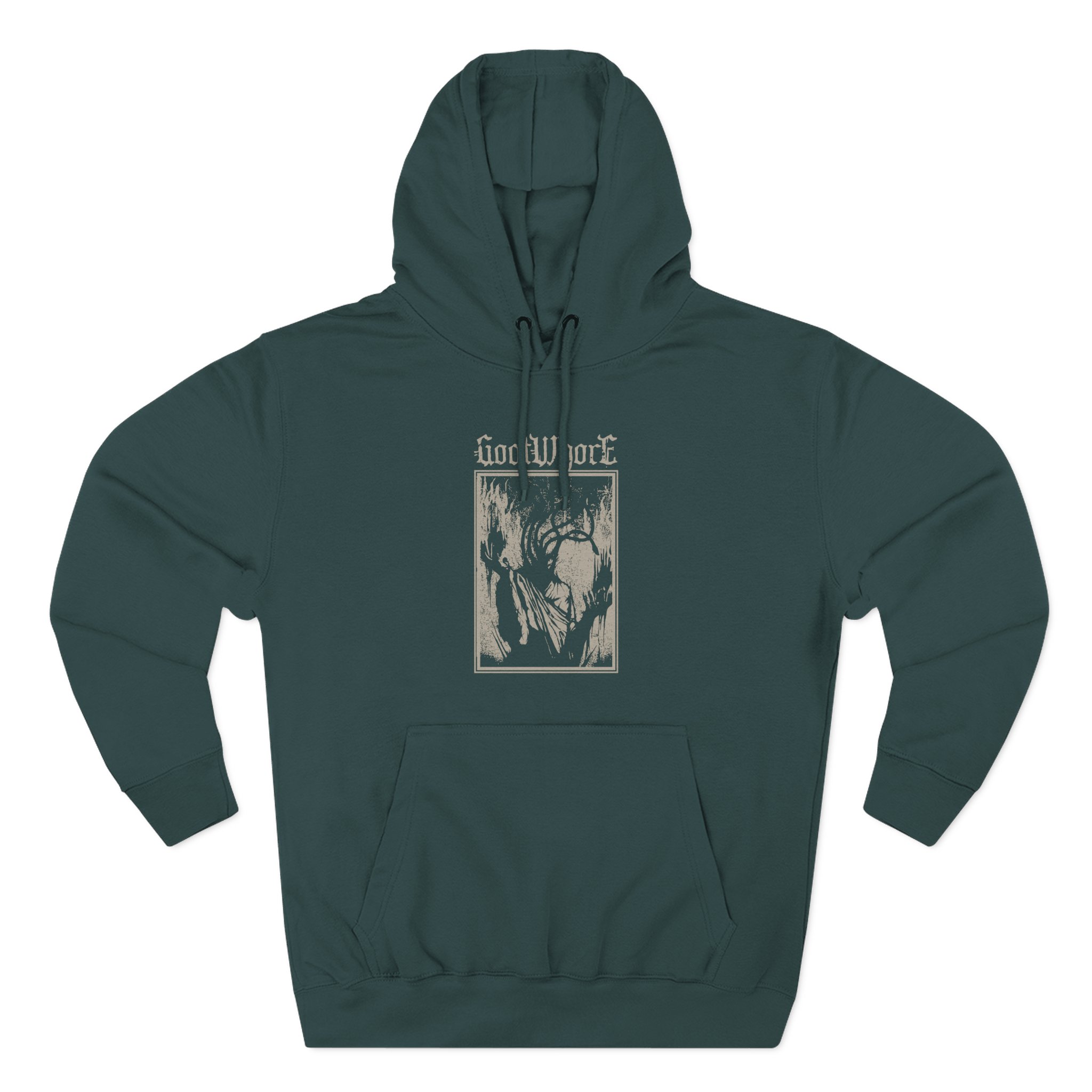 Goatwhore R Three-Panel Fleece Hoodie - Image 5
