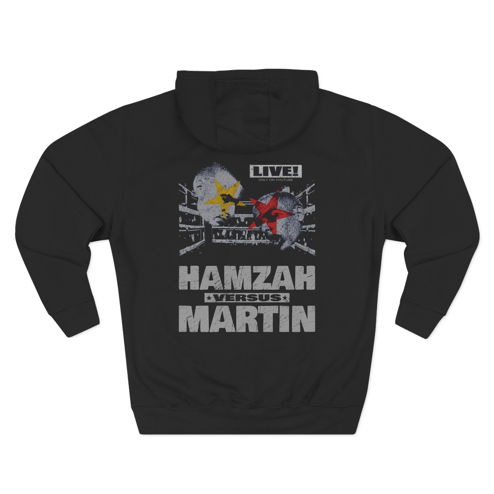 Slushy Noobz Hamzah Versus Martin Three-Panel Fleece Hoodie - Image 2