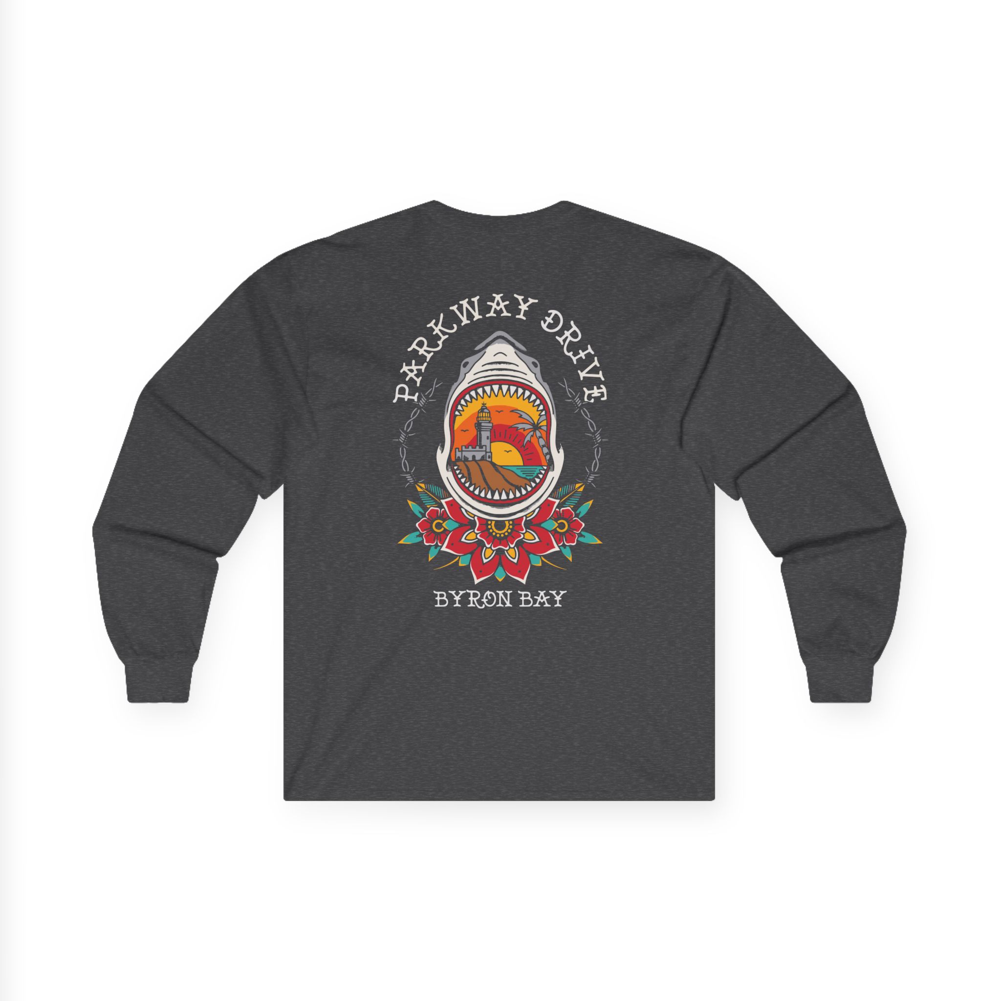 Parkway Drive Byron-shark Unisex Ultra Cotton Long Sleeve Tee - Image 10