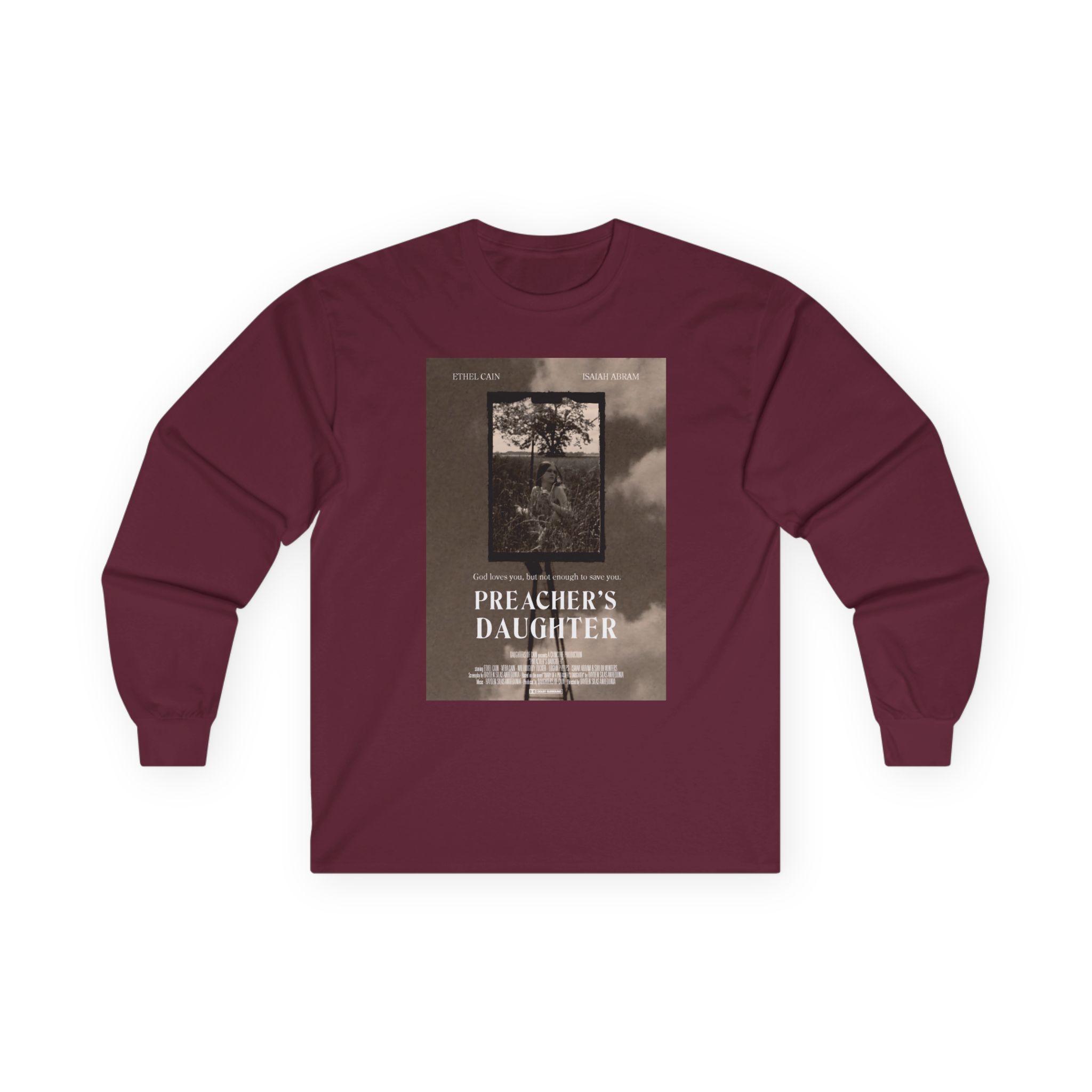 Ethel Cain Preacher's Daughter Movie Poster Unisex Ultra Cotton Long Sleeve Tee - Image 3