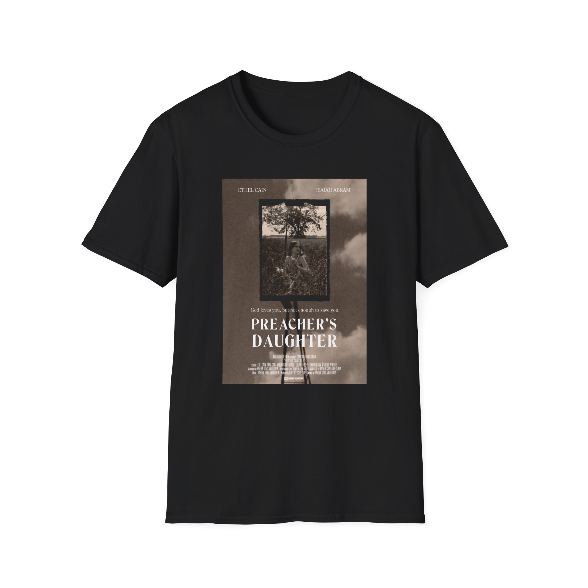 Ethel Cain Preacher's Daughter Movie Poster Unisex Softstyle T-Shirt - Image 3