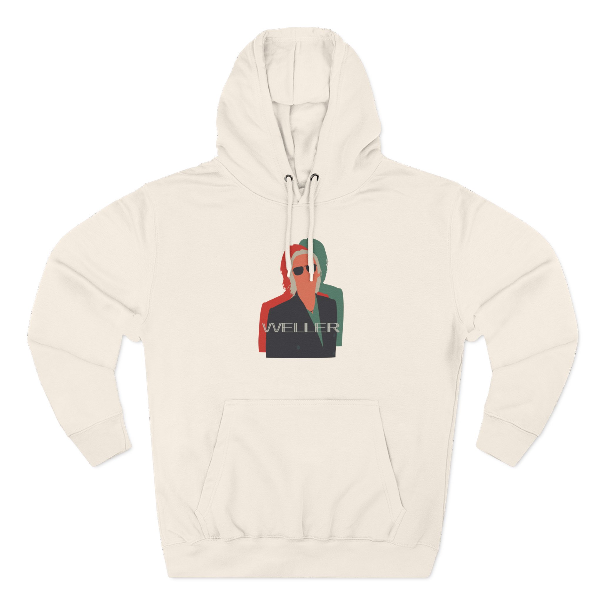 PW Illustration Offset Three-Panel Fleece Hoodie - Image 7