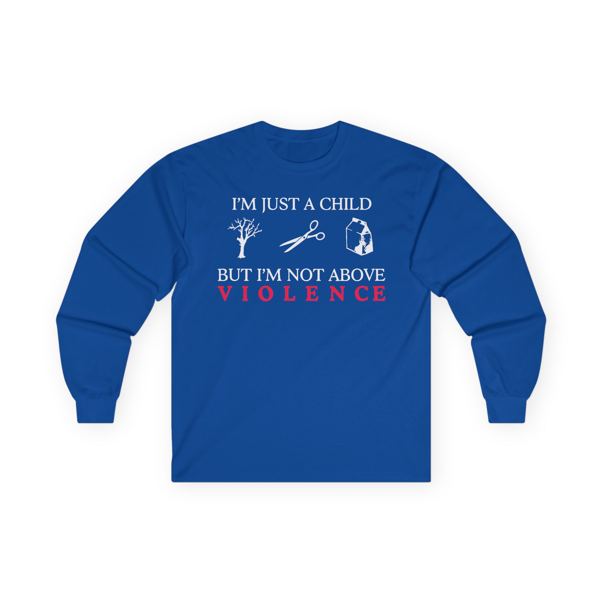 Ethel Cain Not Above Violence Unisex Ultra Cotton Long Sleeve Tee - Image 9