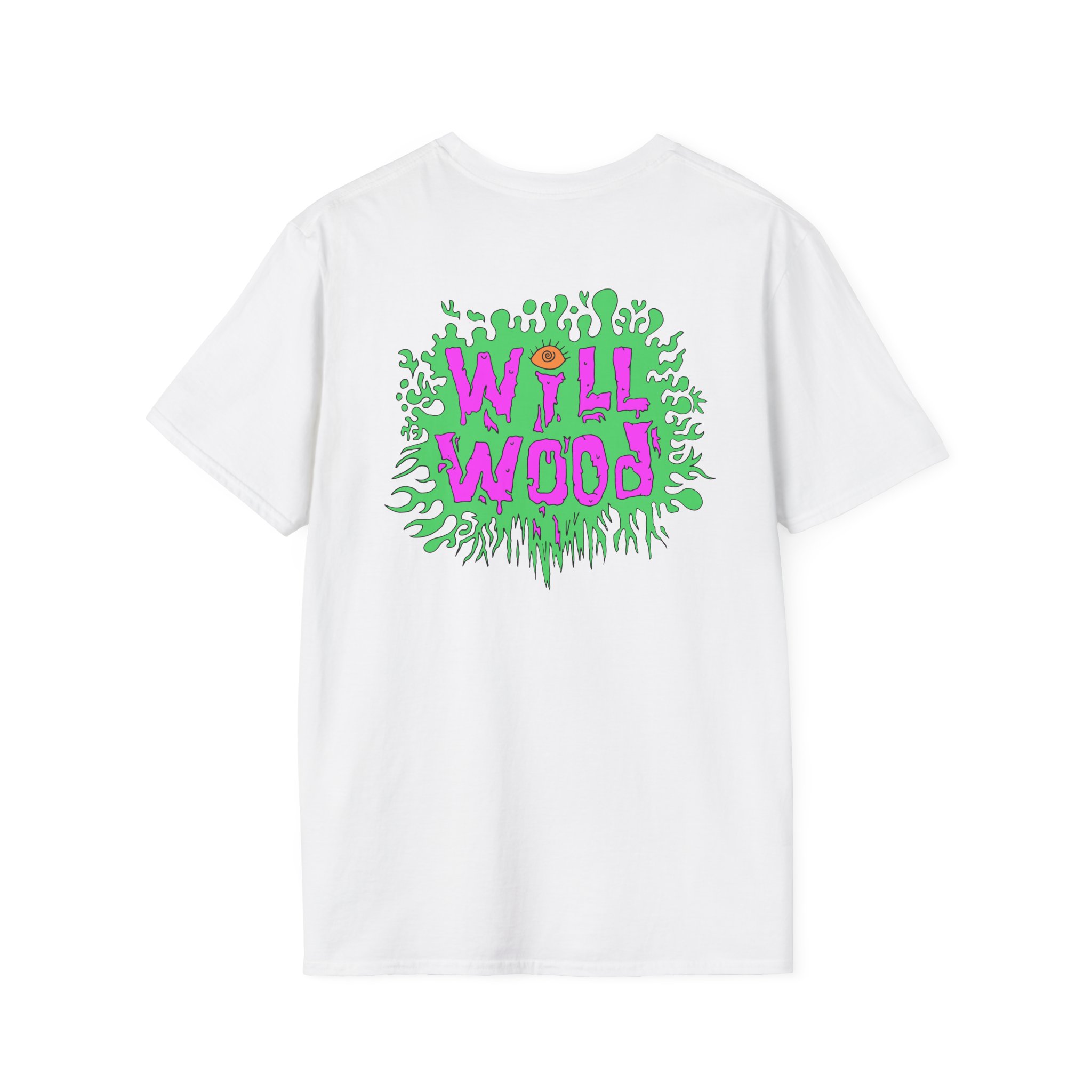 Will Wood Death of the Author Unisex Softstyle T-Shirt - Image 2