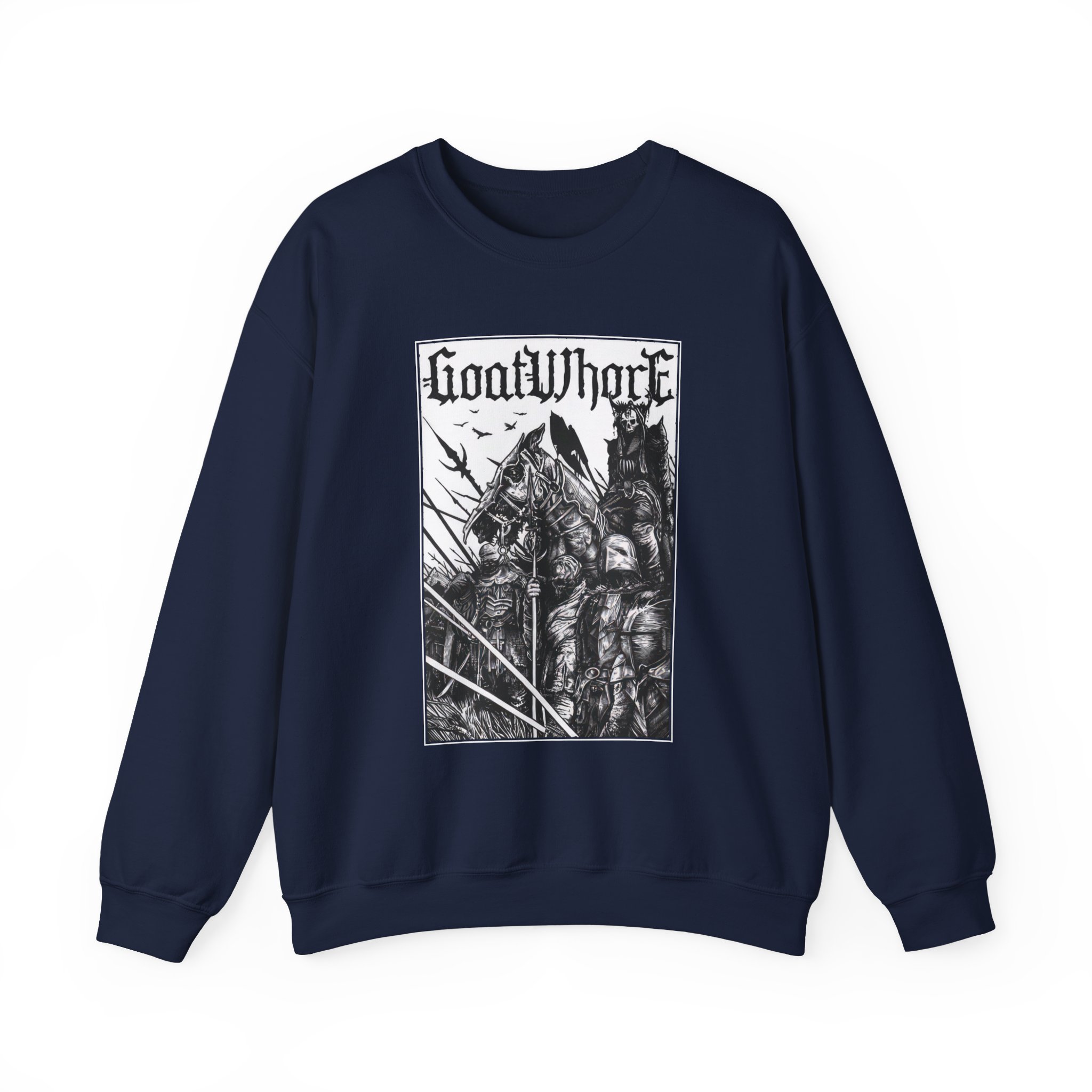 Goatwhore no Mercy Unisex Heavy Blend™ Crewneck Sweatshirt - Image 9