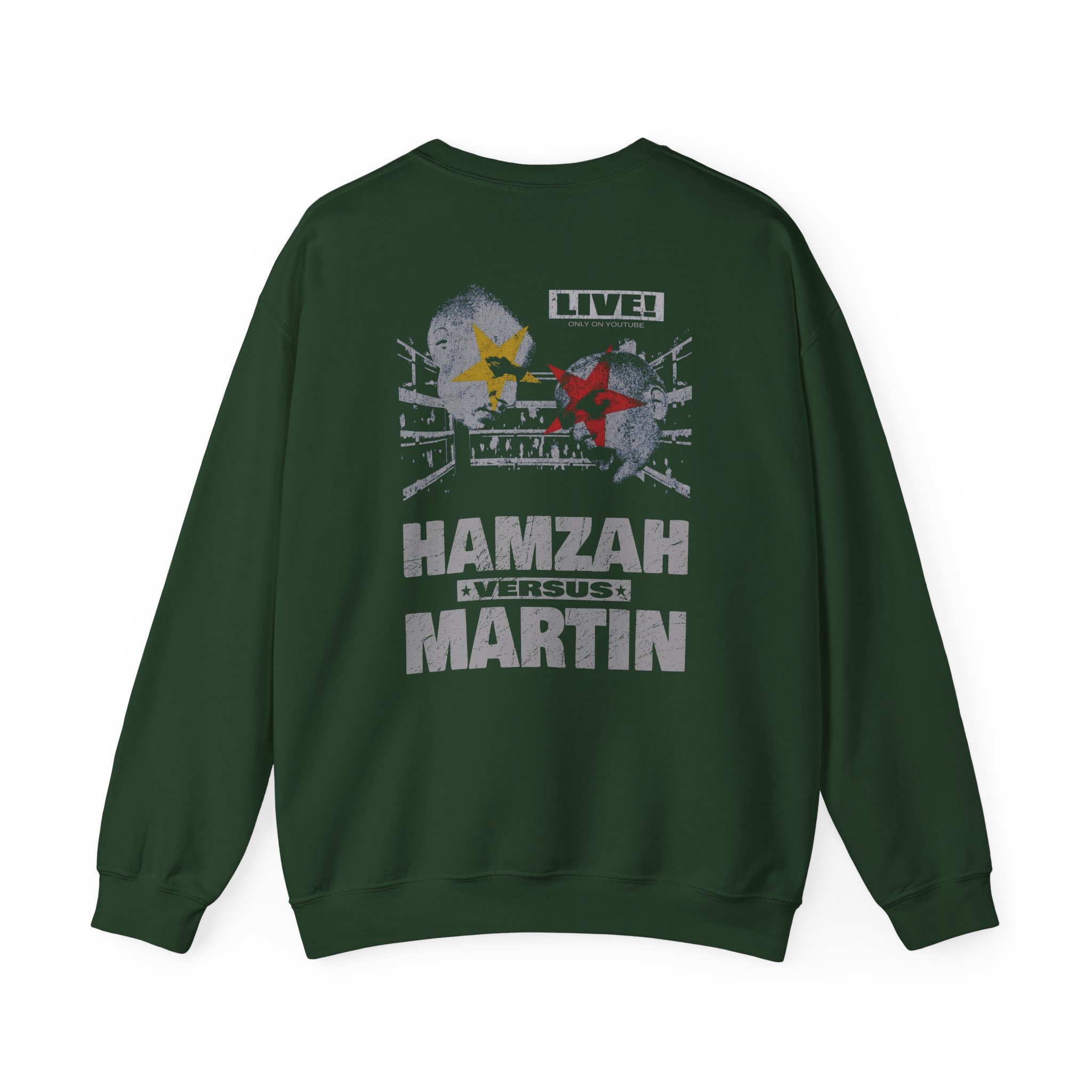 Slushy Noobz Hamzah Versus Martin Unisex Heavy Blend™ Crewneck Sweatshirt - Image 6
