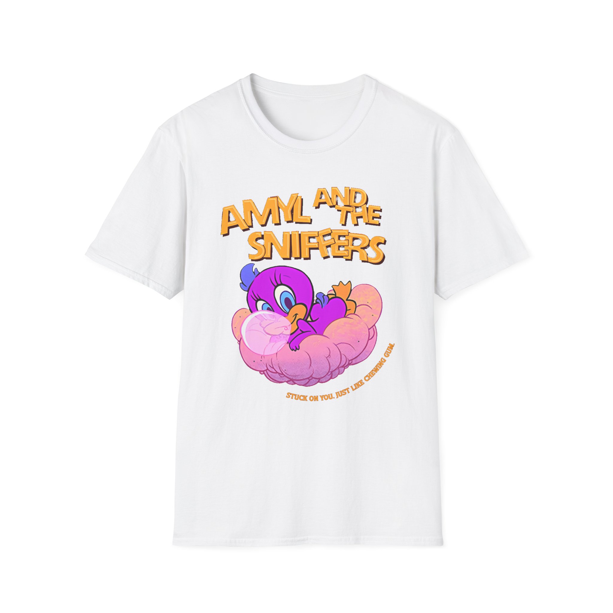 Amyl and the Sniffers Stuck On You Baby Unisex Softstyle T-Shirt