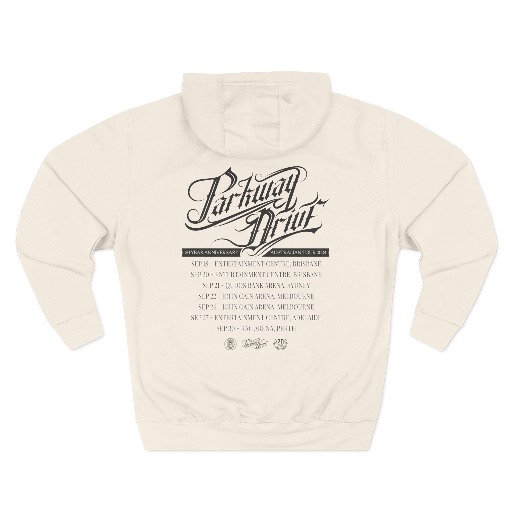 Parkway Drive Australian Tour Three-Panel Fleece Hoodie - Image 6