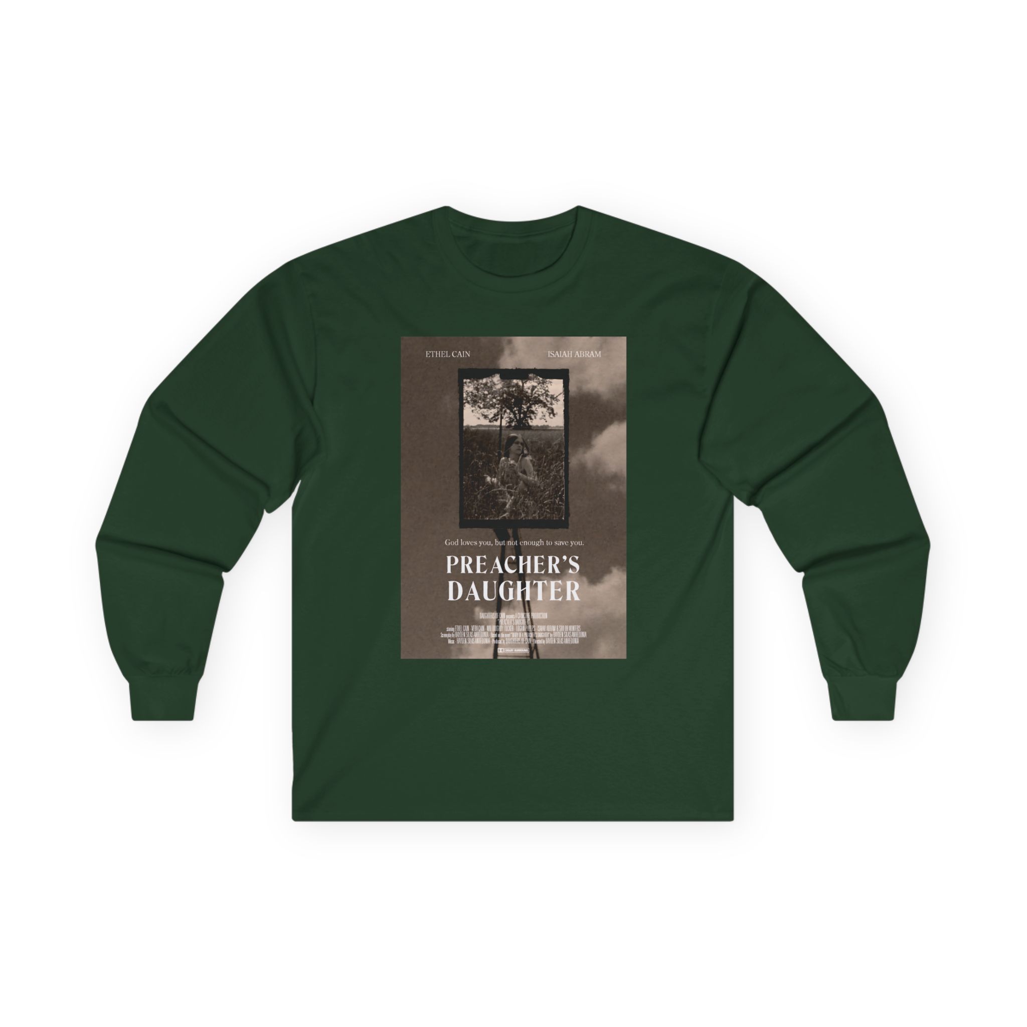 Ethel Cain Preacher's Daughter Movie Poster Unisex Ultra Cotton Long Sleeve Tee - Image 7