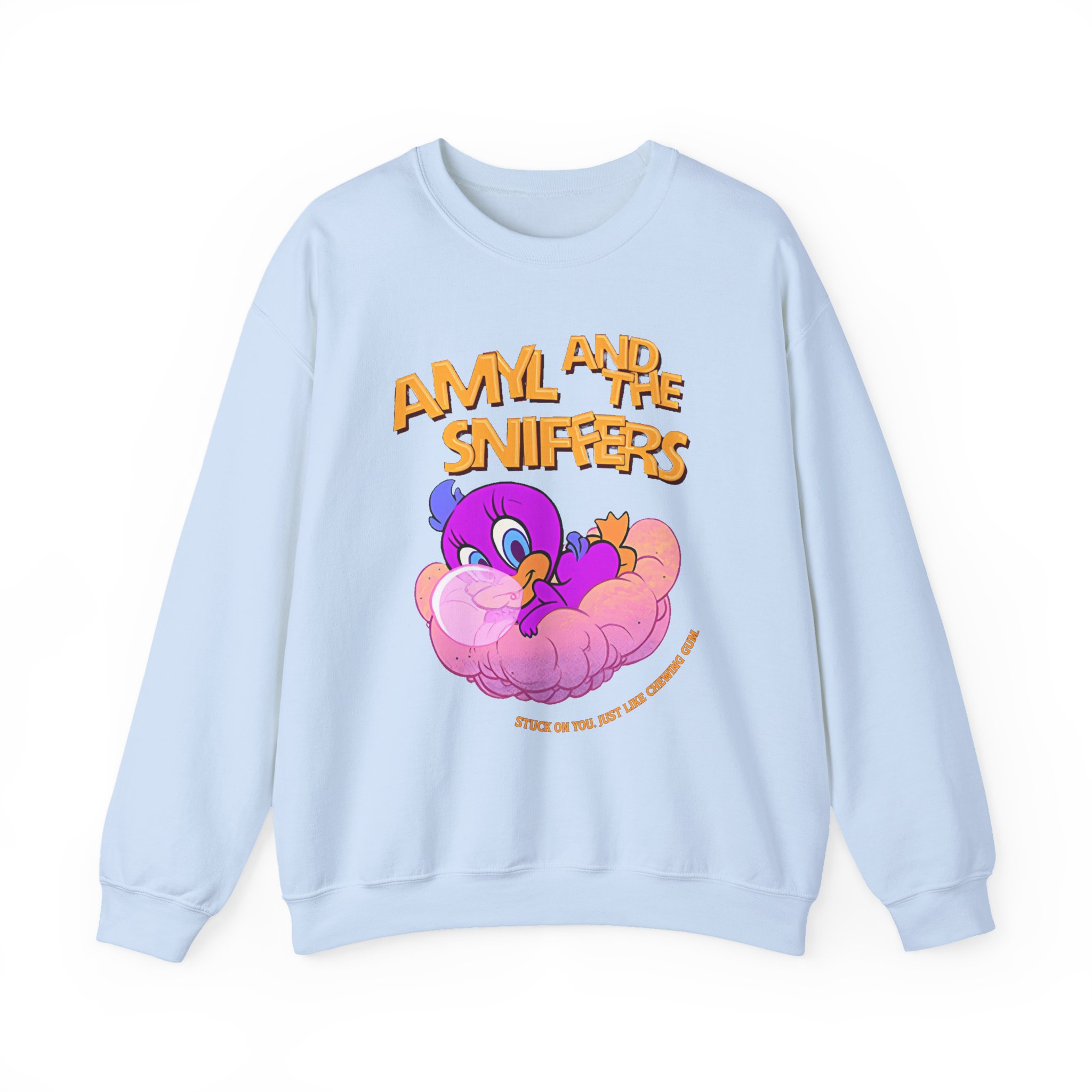 Amyl and the Sniffers Stuck On You Baby Unisex Heavy Blend™ Crewneck Sweatshirt - Image 9