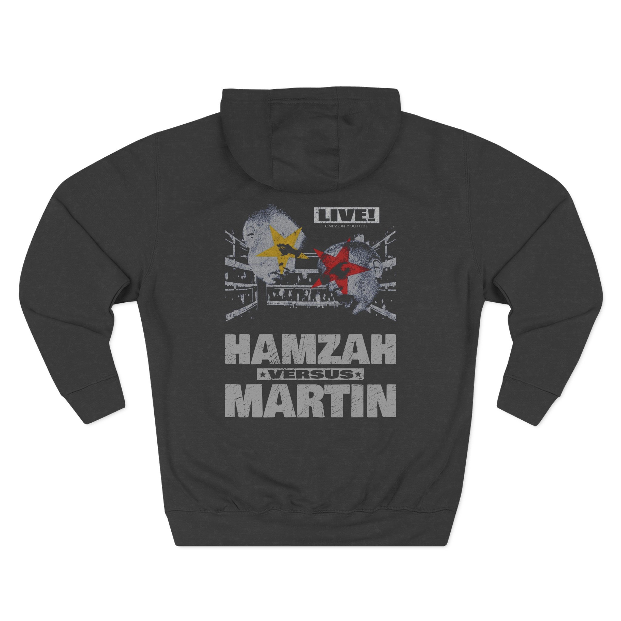 Slushy Noobz Hamzah Versus Martin Three-Panel Fleece Hoodie - Image 4