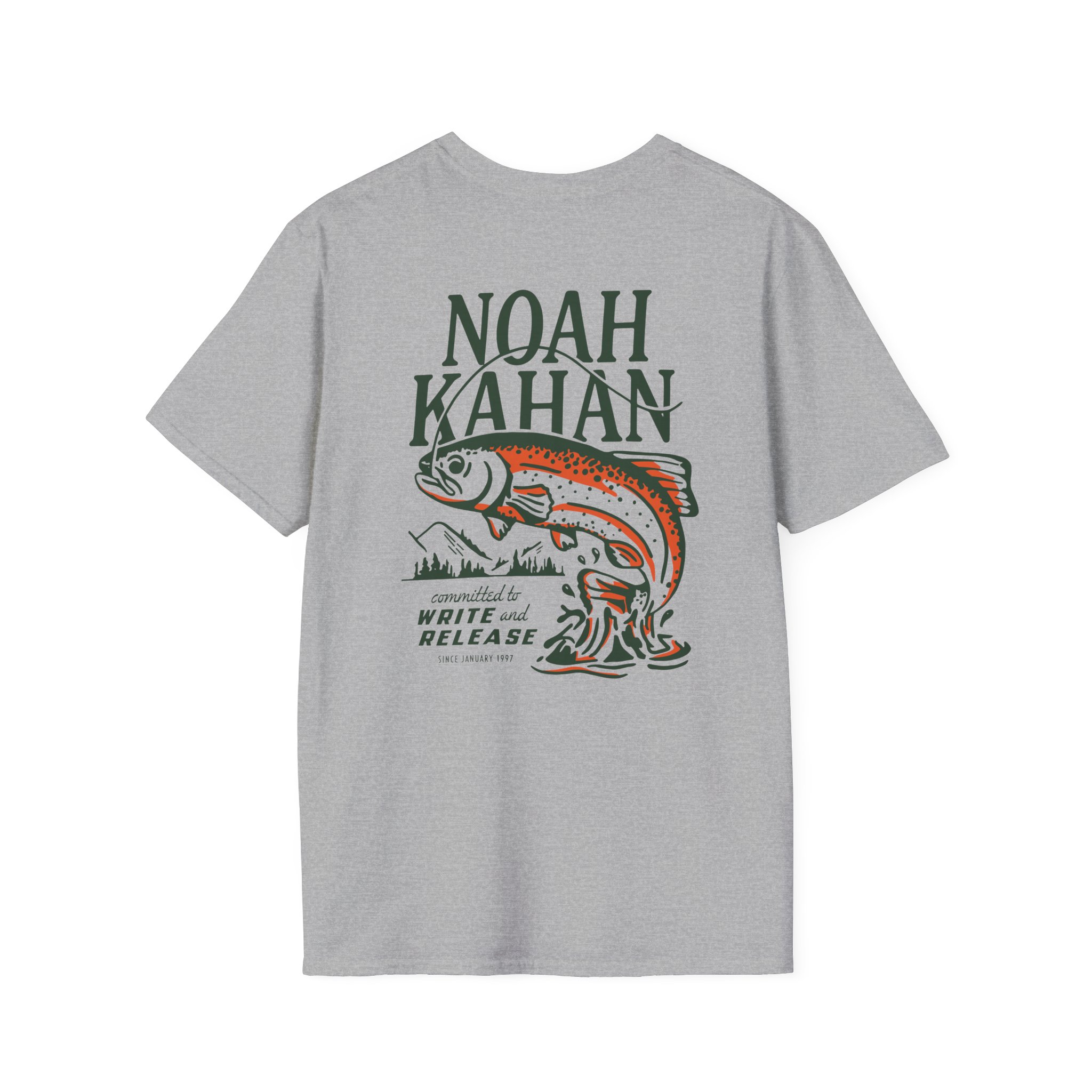 Noah Kahan Write & Release Unisex Softstyle T-Shirt - Image 10