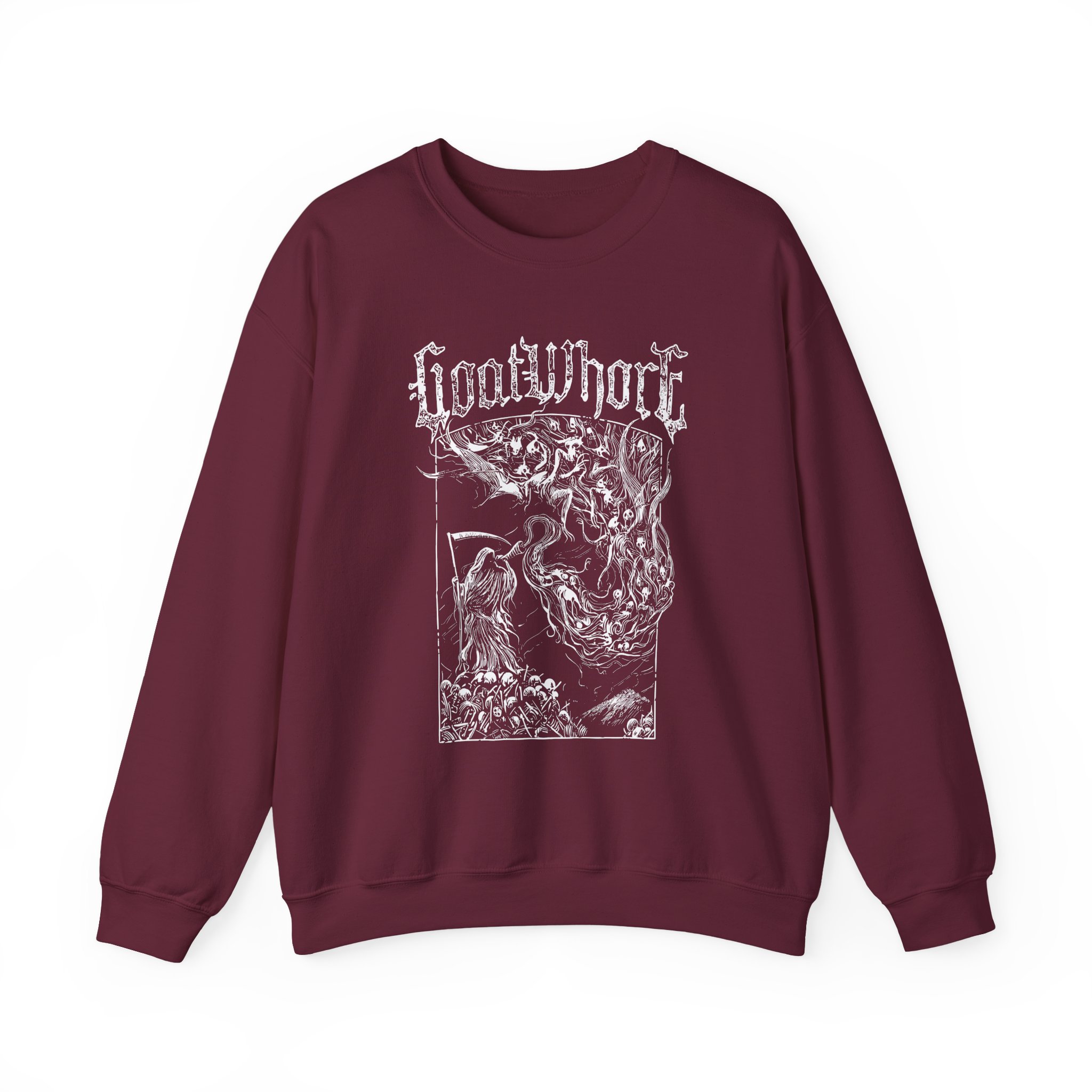 Goatwhore Unisex Heavy Blend™ Crewneck Sweatshirt - Image 3