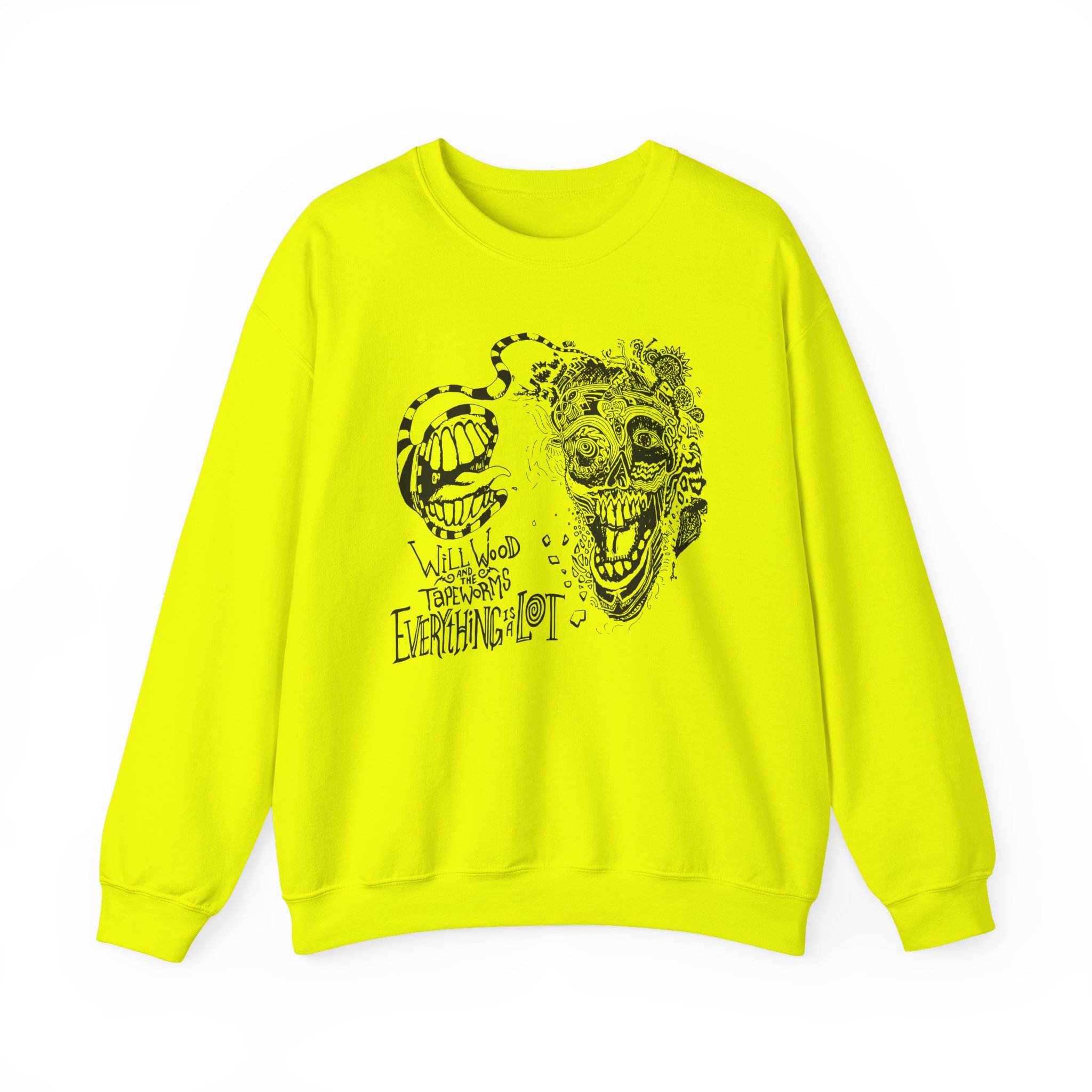 Will Wood Everything is a Lot Unisex Heavy Blend™ Crewneck Sweatshirt - Image 11