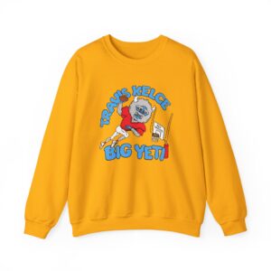 New Heights Travis Kelce Big Yeti Unisex Heavy Blend™ Crewneck Sweatshirt