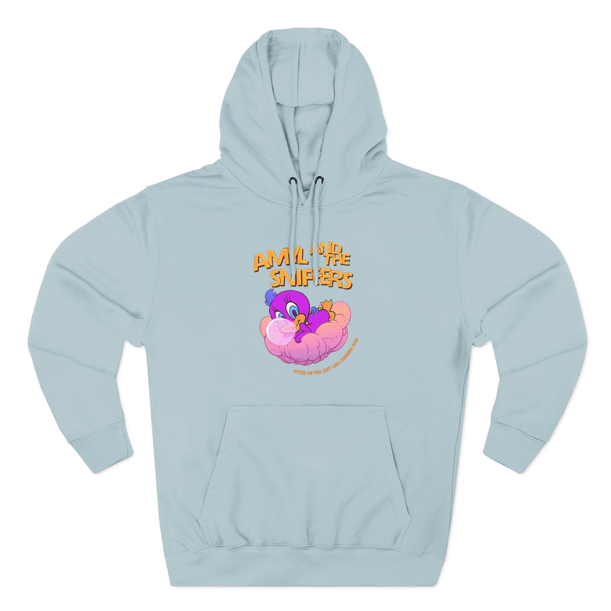 Amyl and the Sniffers Stuck On You Baby Three-Panel Fleece Hoodie - Image 7