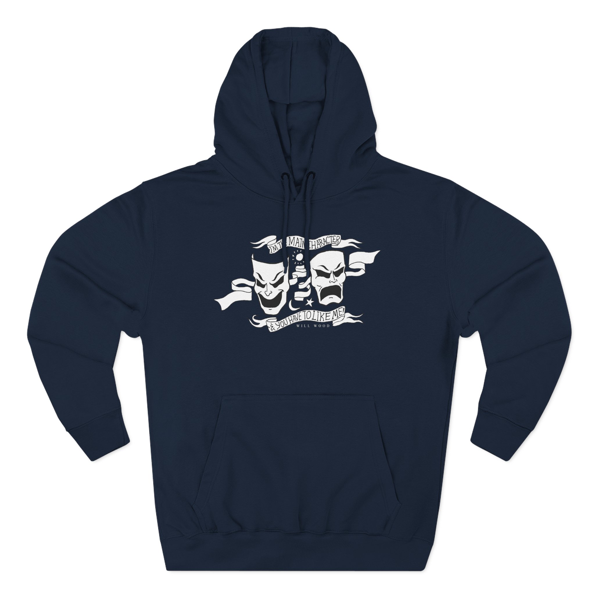 Will Wood the Main Character Three-Panel Fleece Hoodie - Image 9