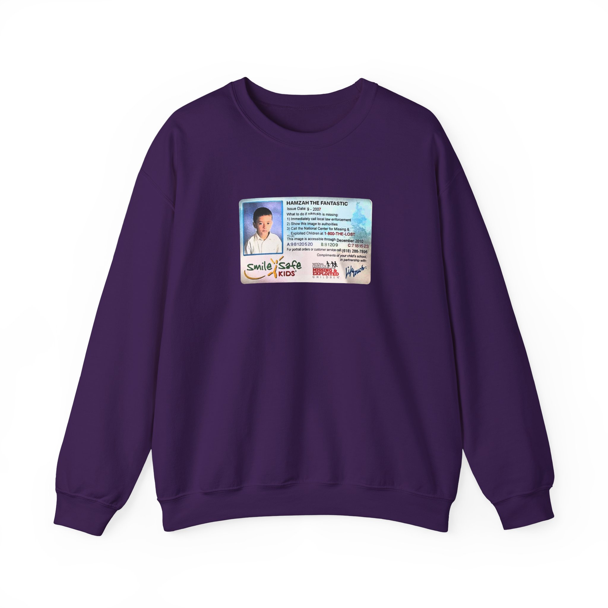 Slushy Noobz Smile Safe Kids Unisex Heavy Blend™ Crewneck Sweatshirt - Image 25