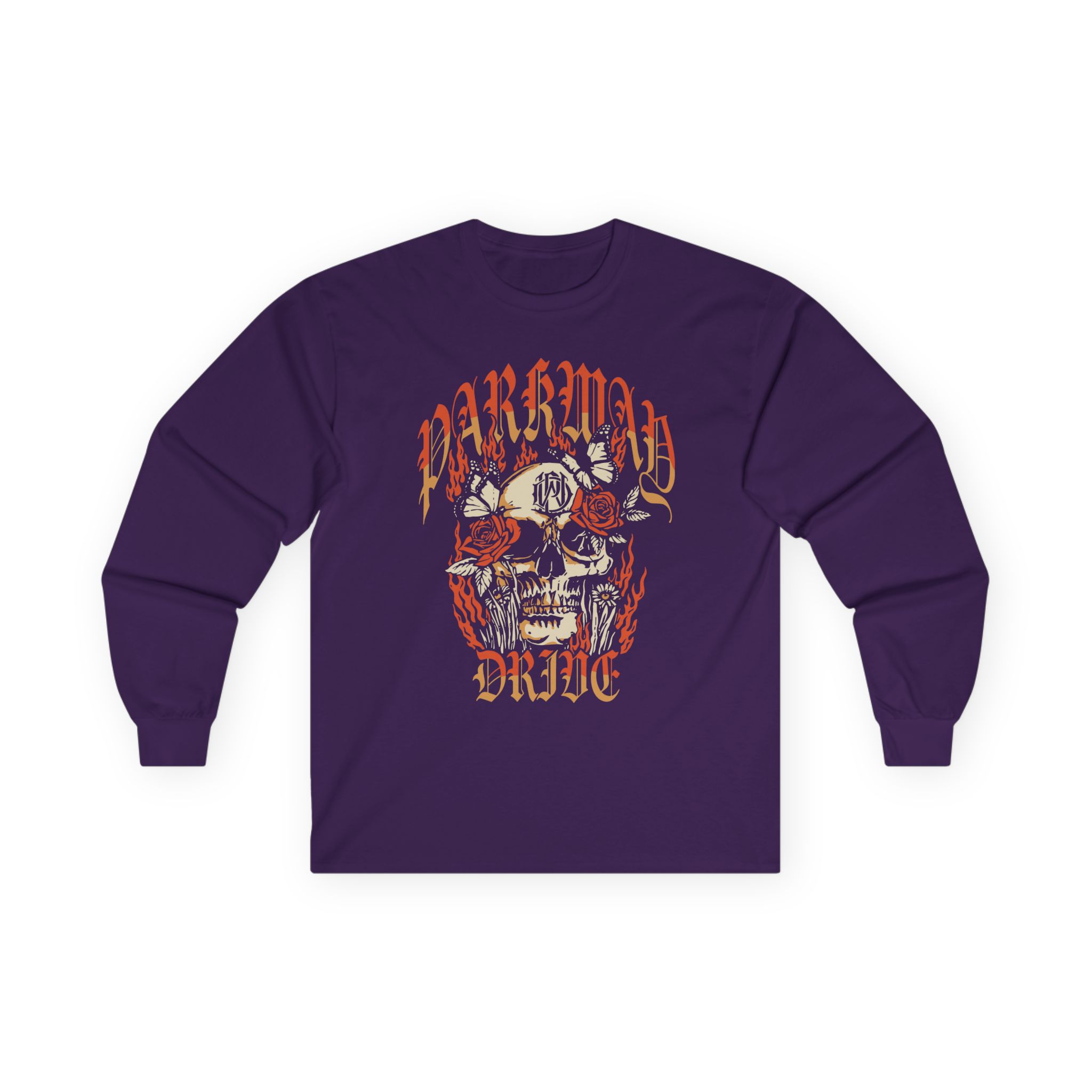 Parkway Drive Skull-roses Unisex Ultra Cotton Long Sleeve Tee - Image 9