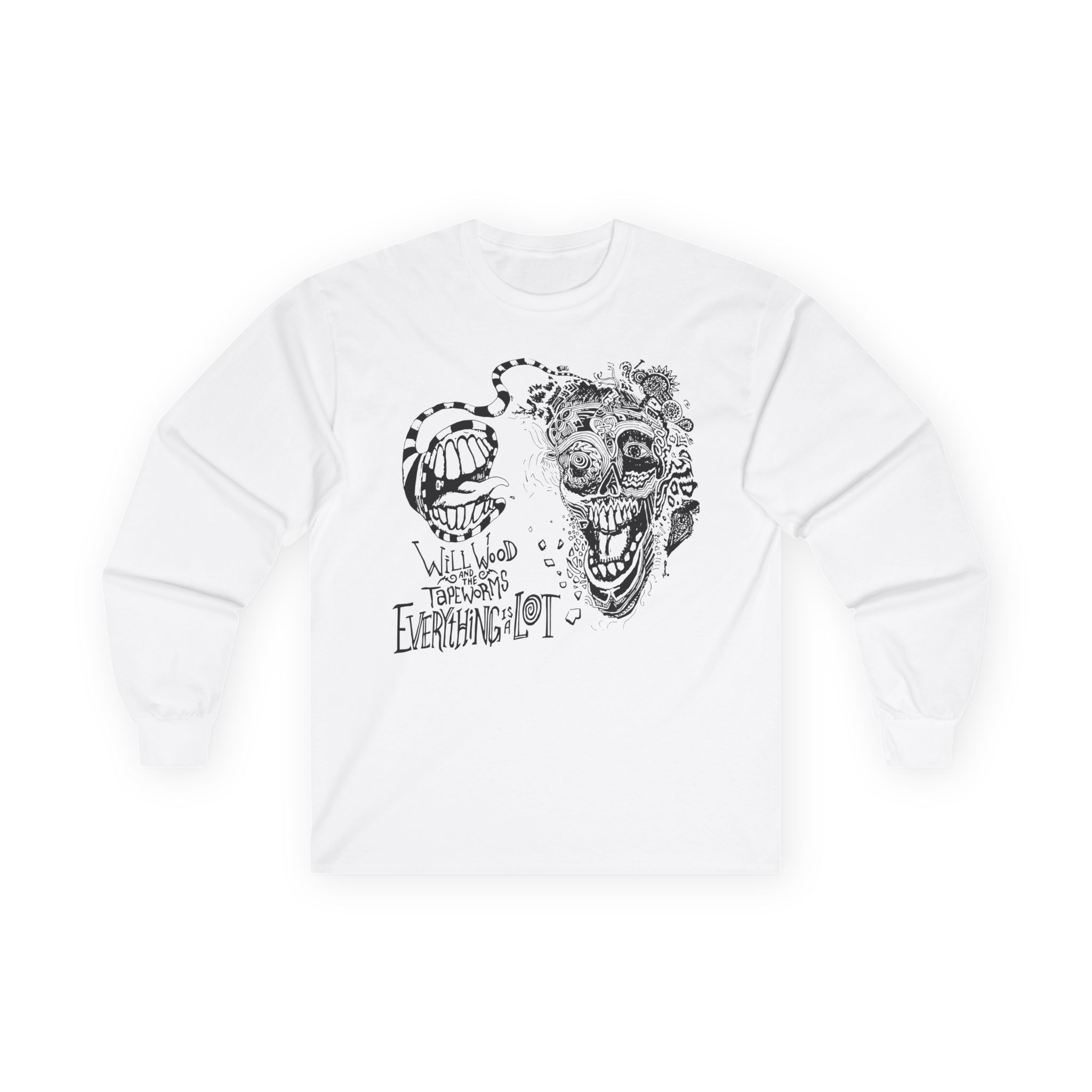 Will Wood Everything is a Lot Unisex Ultra Cotton Long Sleeve Tee