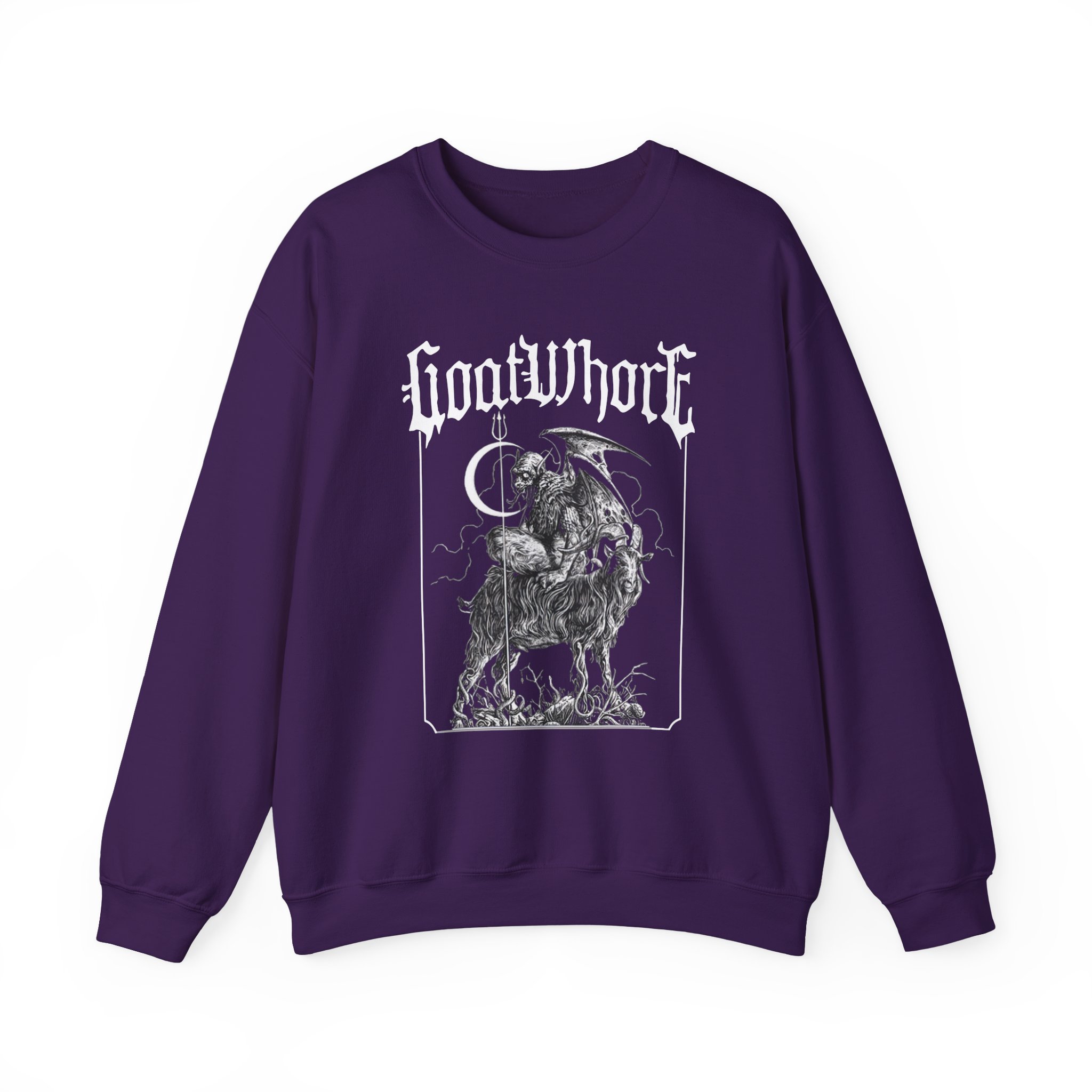 Goatwhore ghoul Unisex Heavy Blend™ Crewneck Sweatshirt - Image 13