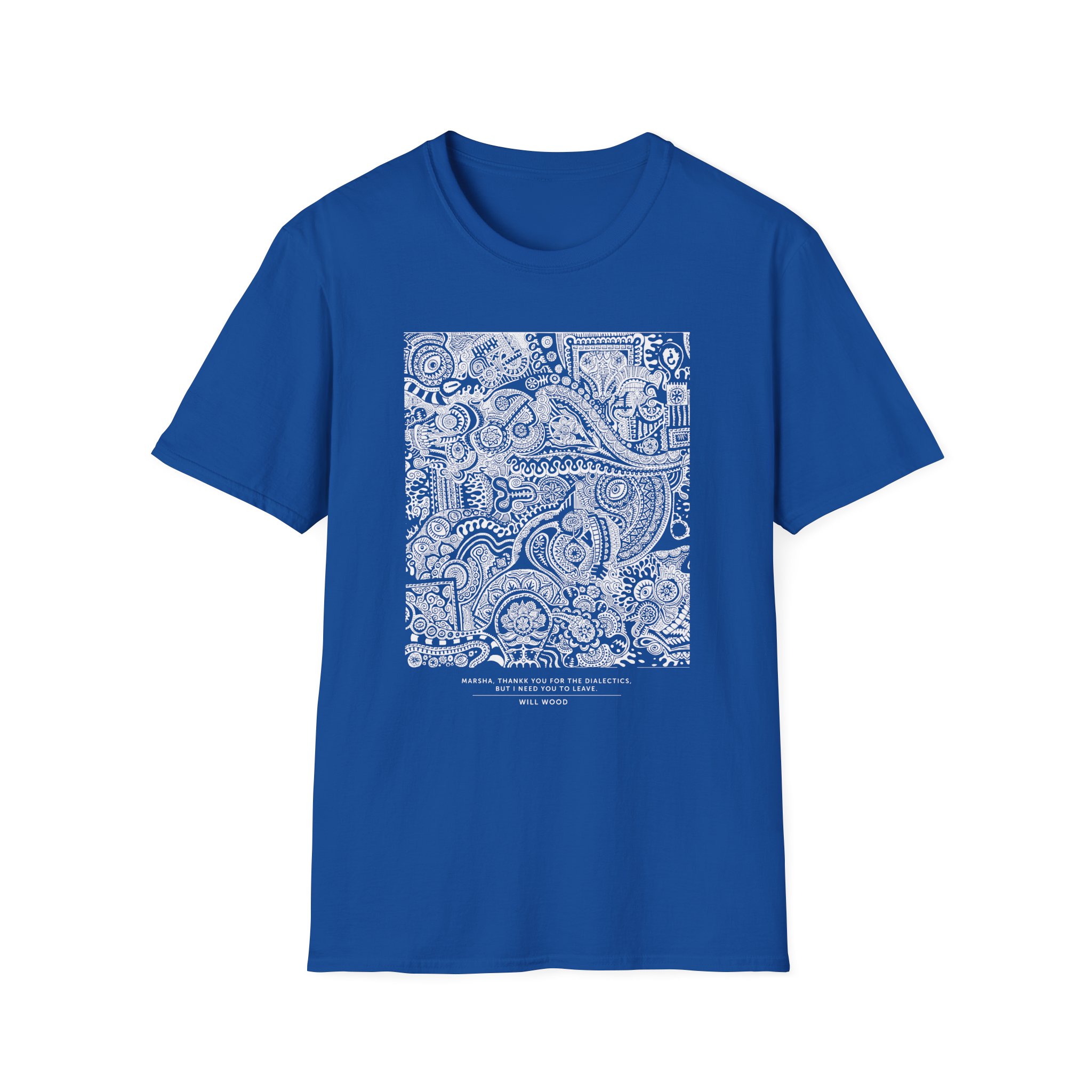 Will Wood Marsha, Thankk You... Unisex Softstyle T-Shirt - Image 13