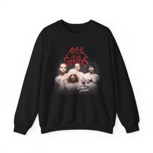 Amyl and the Sniffers Band Photo Logo Unisex Heavy Blend™ Crewneck Sweatshirt