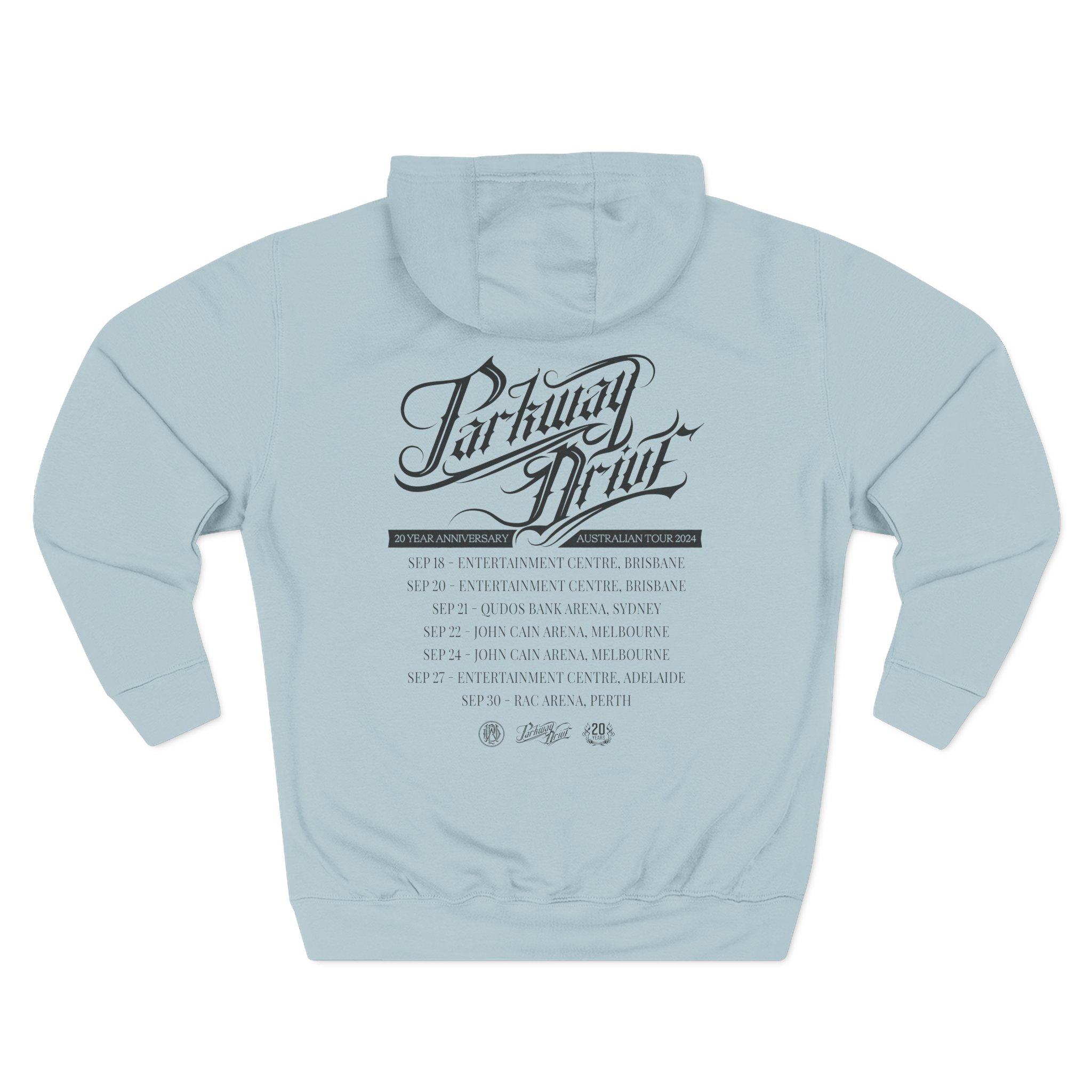 Parkway Drive Australian Tour Three-Panel Fleece Hoodie - Image 12