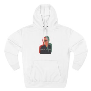 PW Illustration Offset Three-Panel Fleece Hoodie