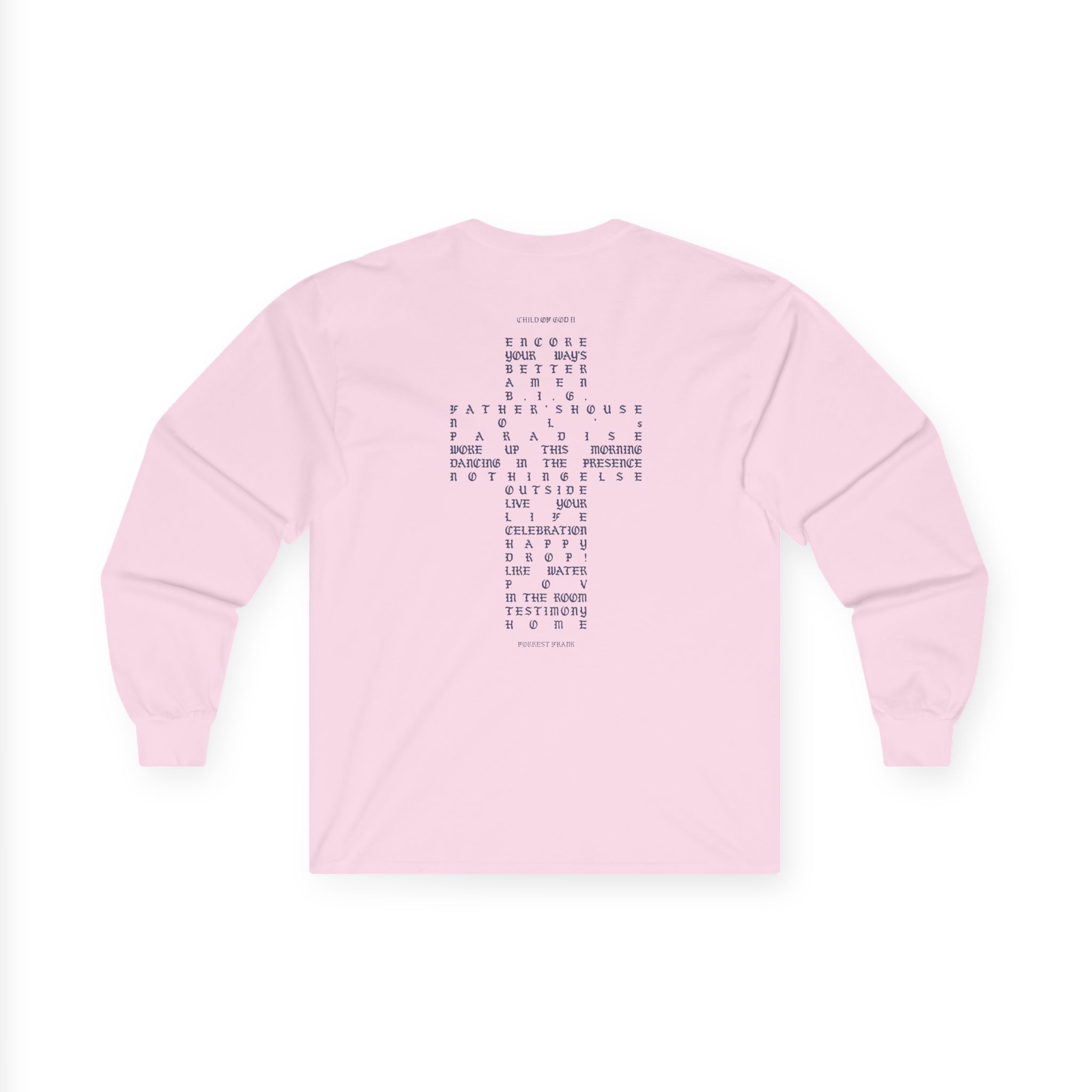 Forrest Frank Child of God Ii Tracklist Unisex Ultra Cotton Long Sleeve Tee - Image 2