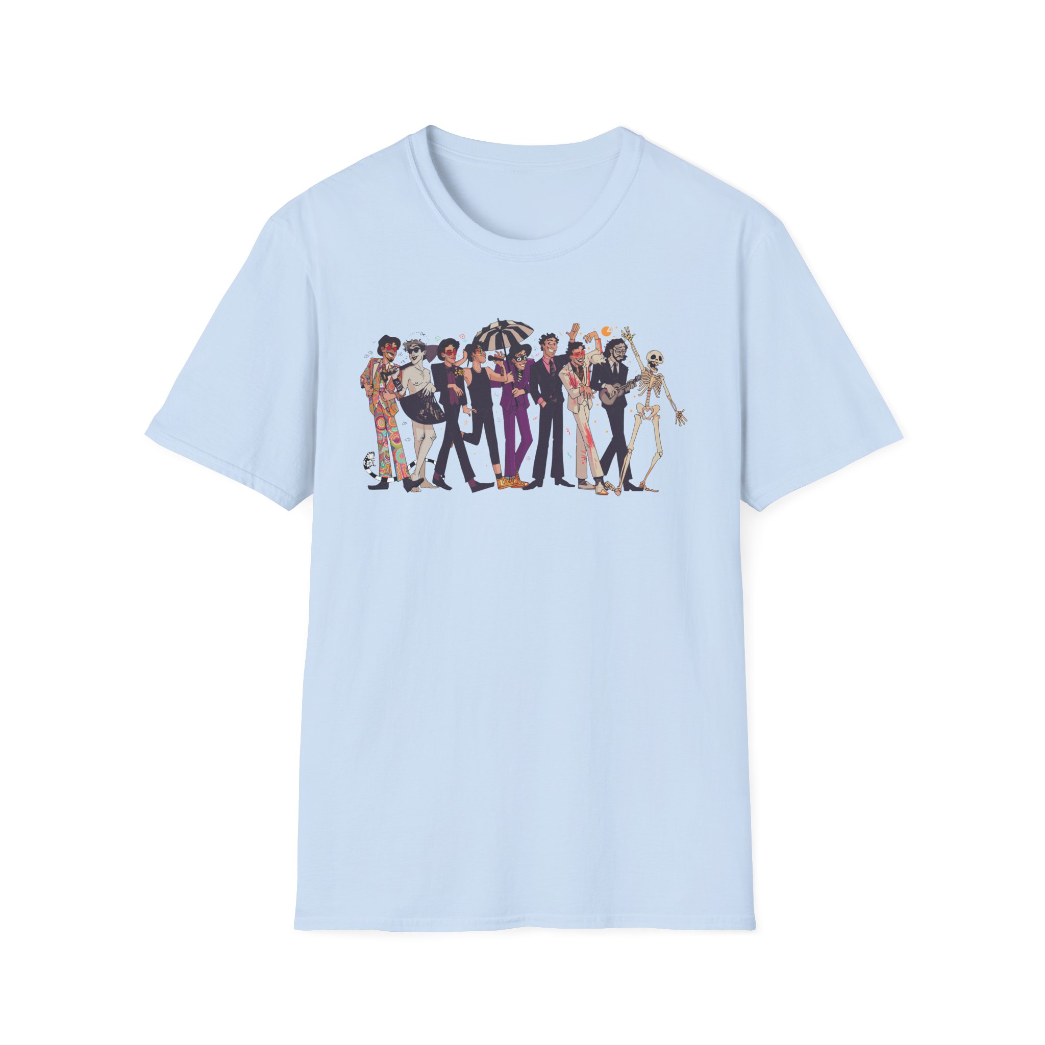 Will Wood Death of the Author Unisex Softstyle T-Shirt - Image 13