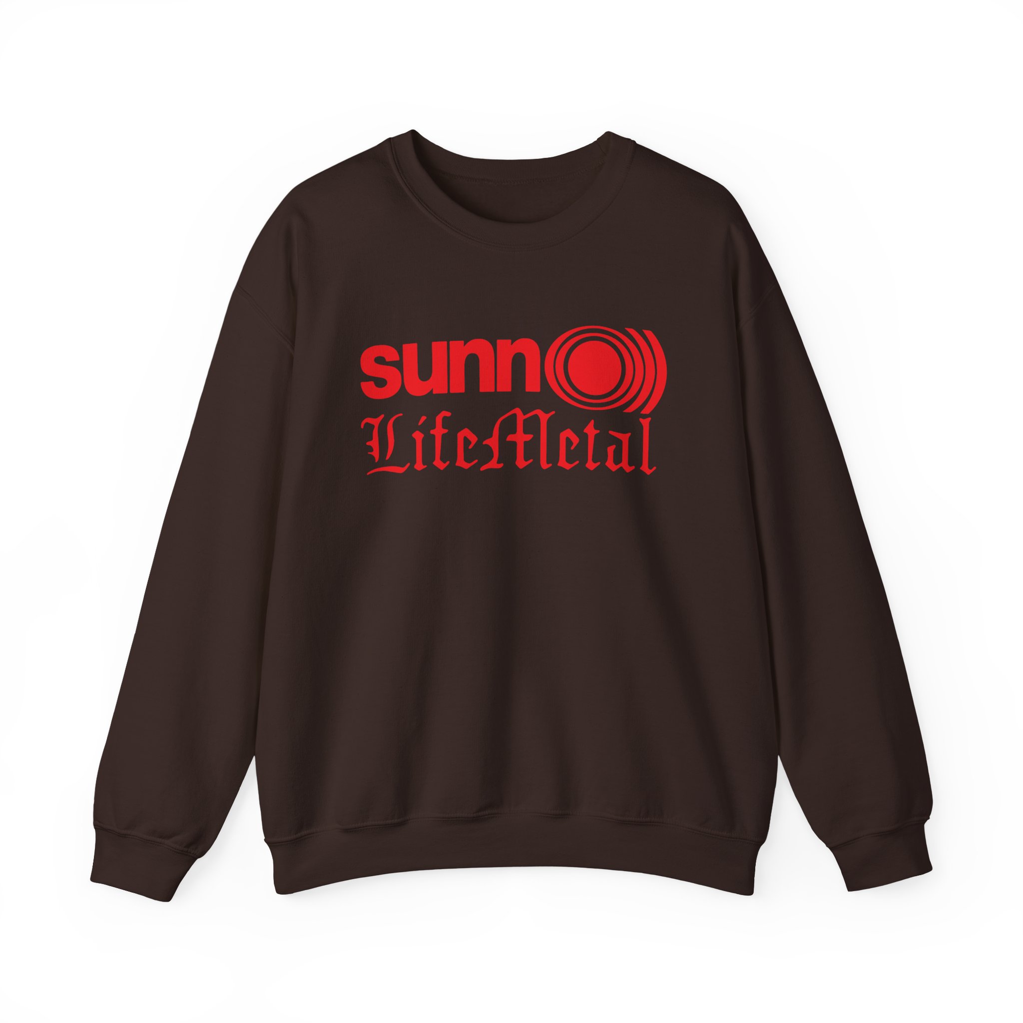Sunn O Life Metal Logo Unisex Heavy Blend™ Crewneck Sweatshirt - Image 9
