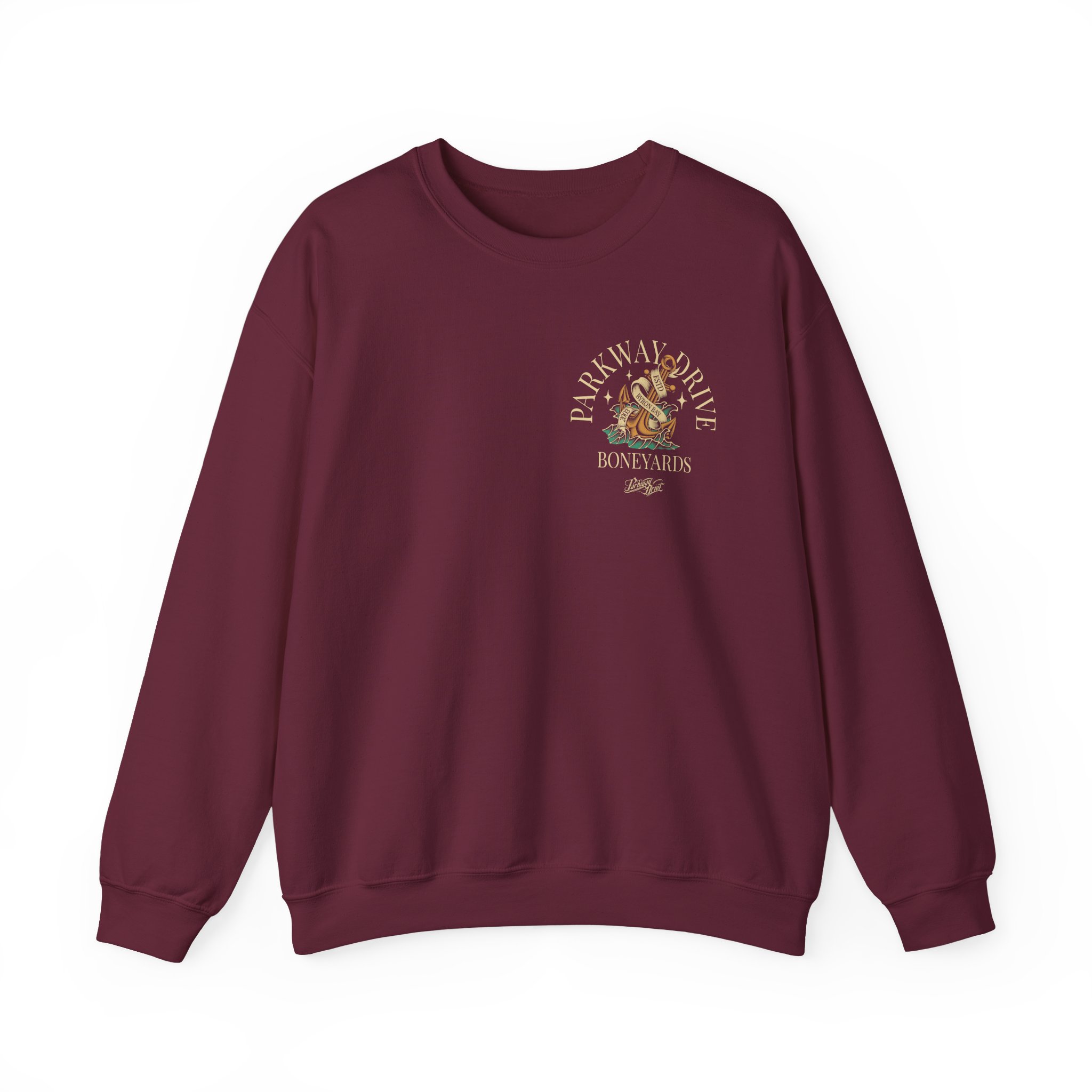 Parkway Drive Boneyards Anchor Unisex Heavy Blend™ Crewneck Sweatshirt - Image 3