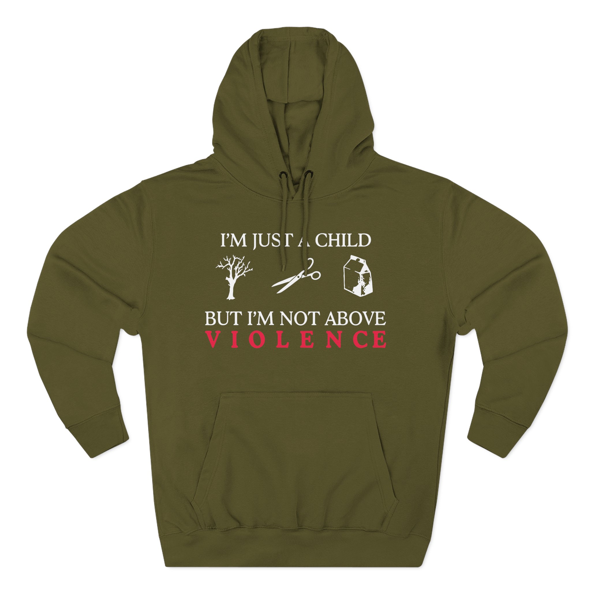 Ethel Cain Not Above Violence Three-Panel Fleece Hoodie - Image 5