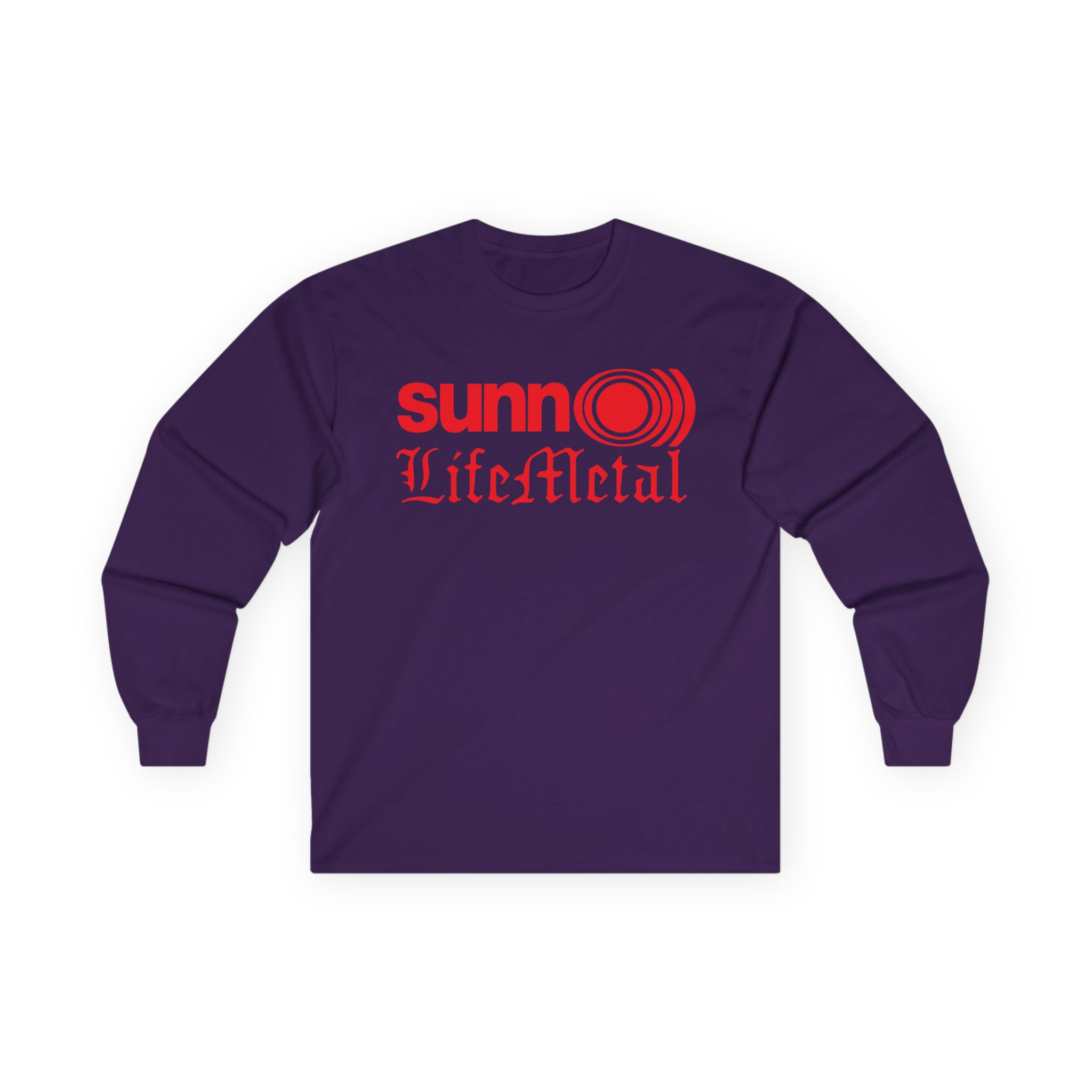 Sunn O Life Metal Logo Unisex Ultra Cotton Long Sleeve Tee - Image 23