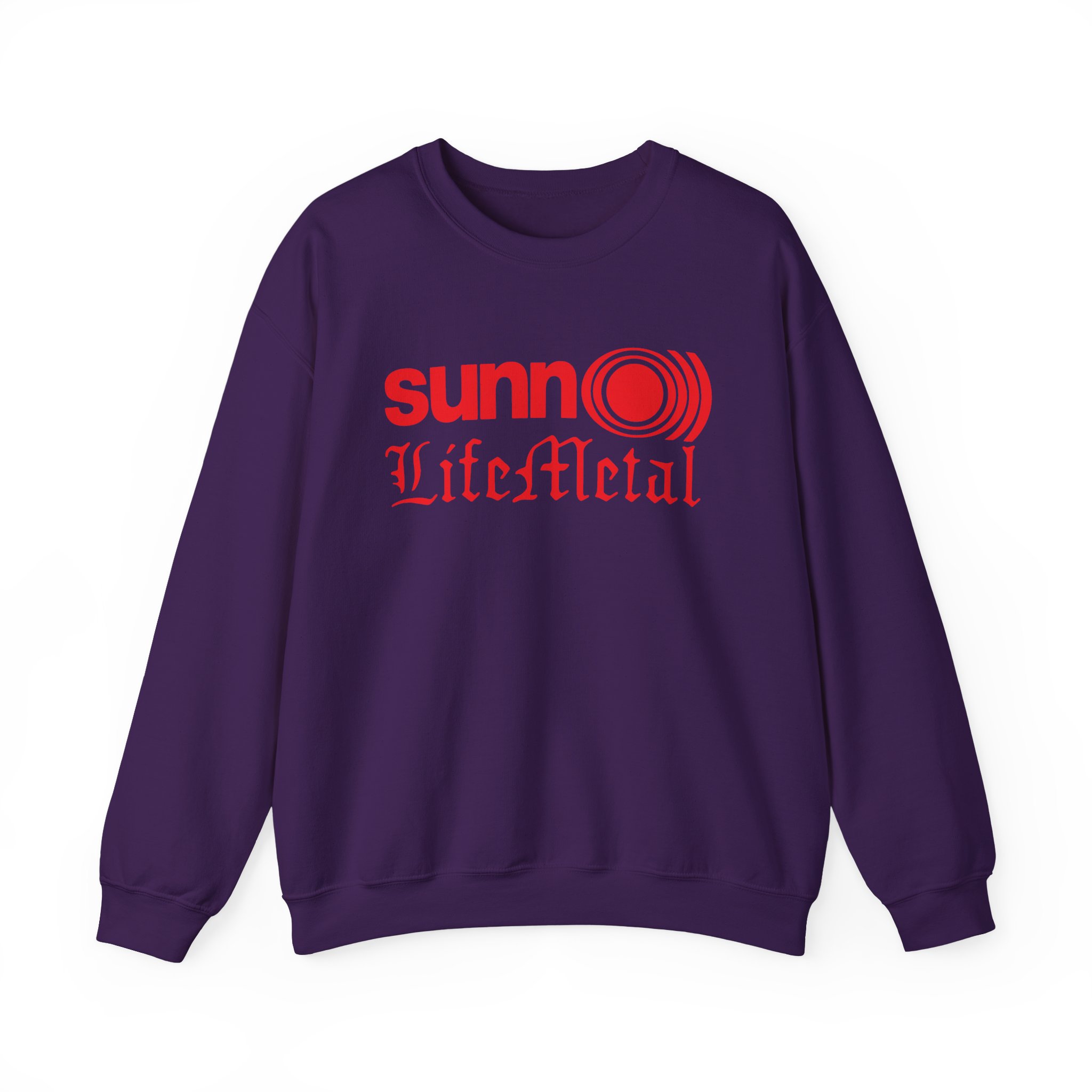 Sunn O Life Metal Logo Unisex Heavy Blend™ Crewneck Sweatshirt - Image 19