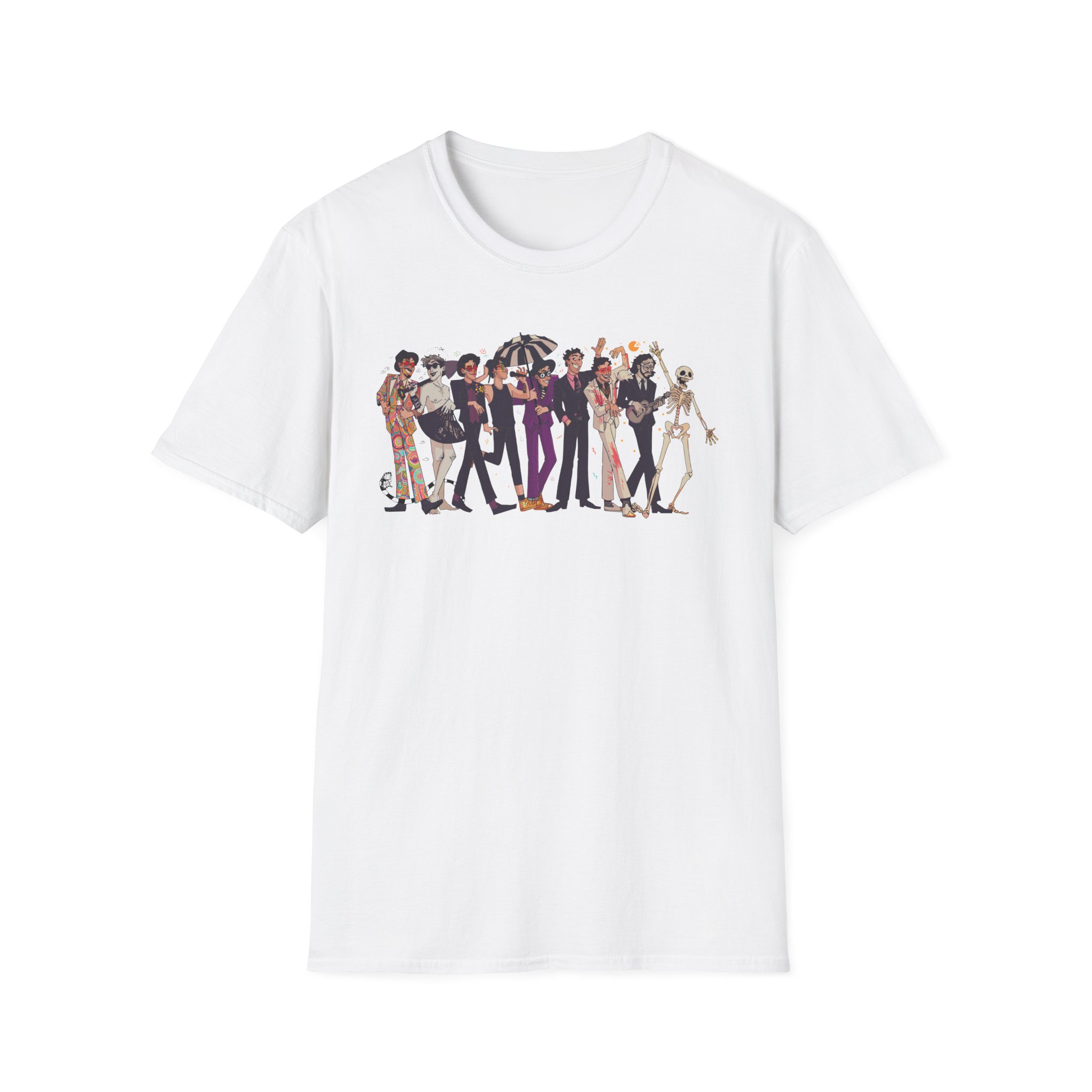 Will Wood Death of the Author Unisex Softstyle T-Shirt